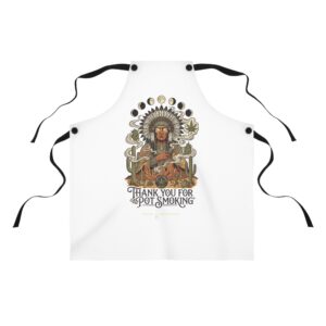 Thank You For Pot Smoking® Desert Chief Polyester Apron – One Size