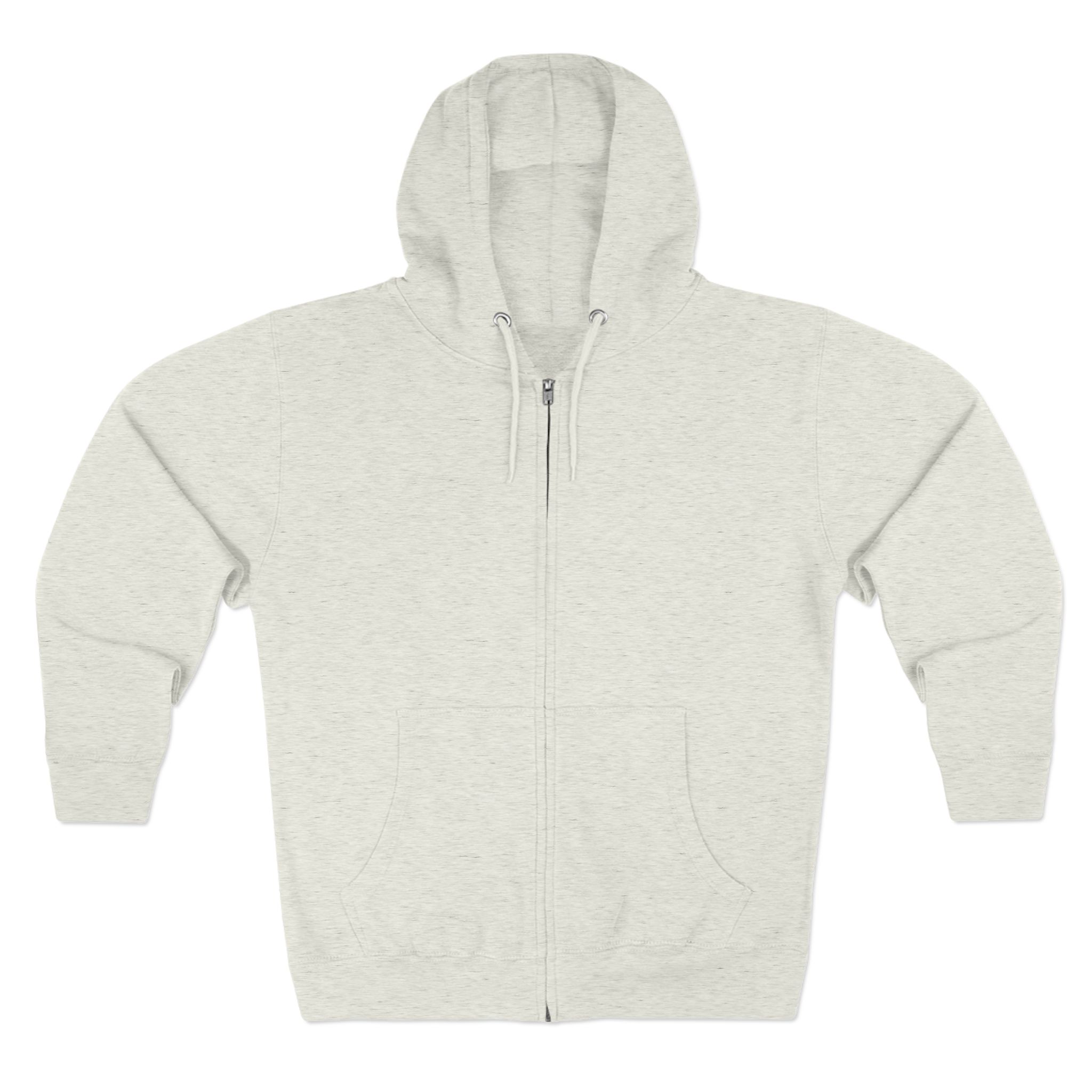 Thank You For Pot Smoking® Unisex Zip Hoodie – Oatmeal Heather