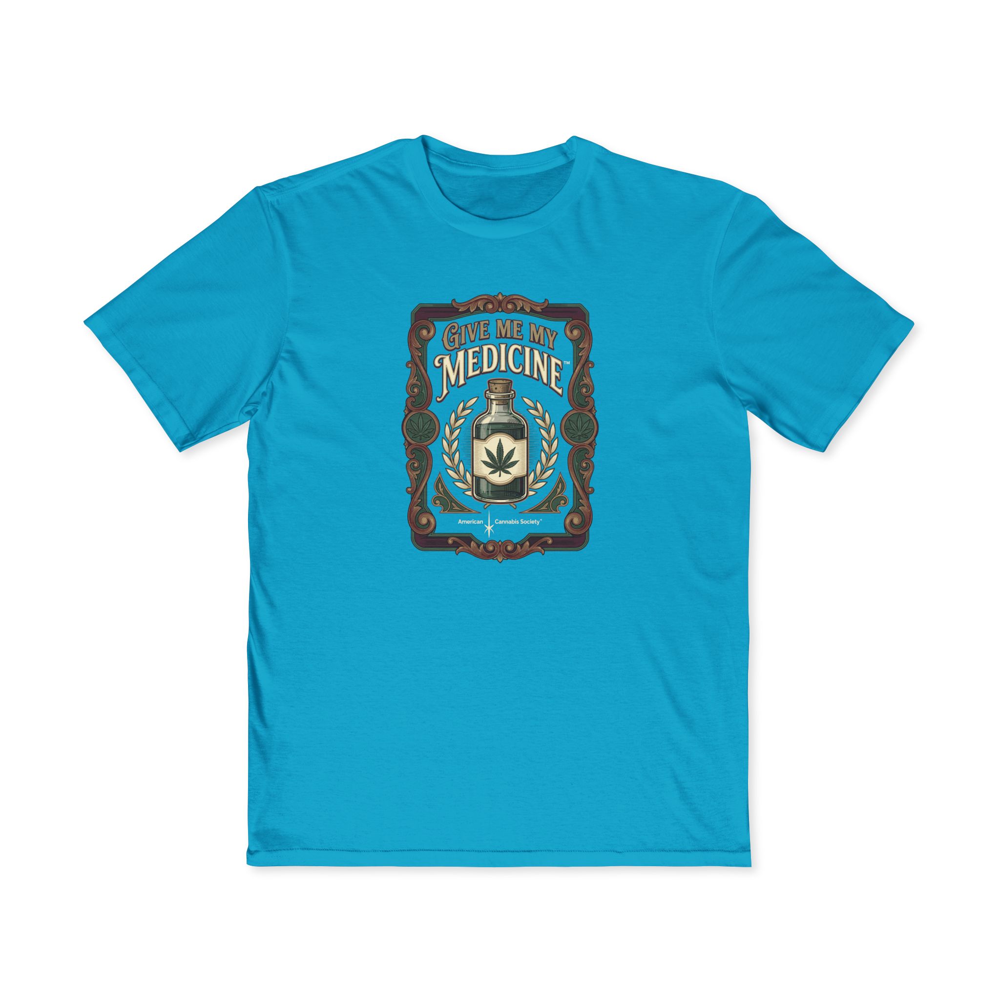 Give Me My Medicine™ Men's Classic Fit Tee – Light Turquoise