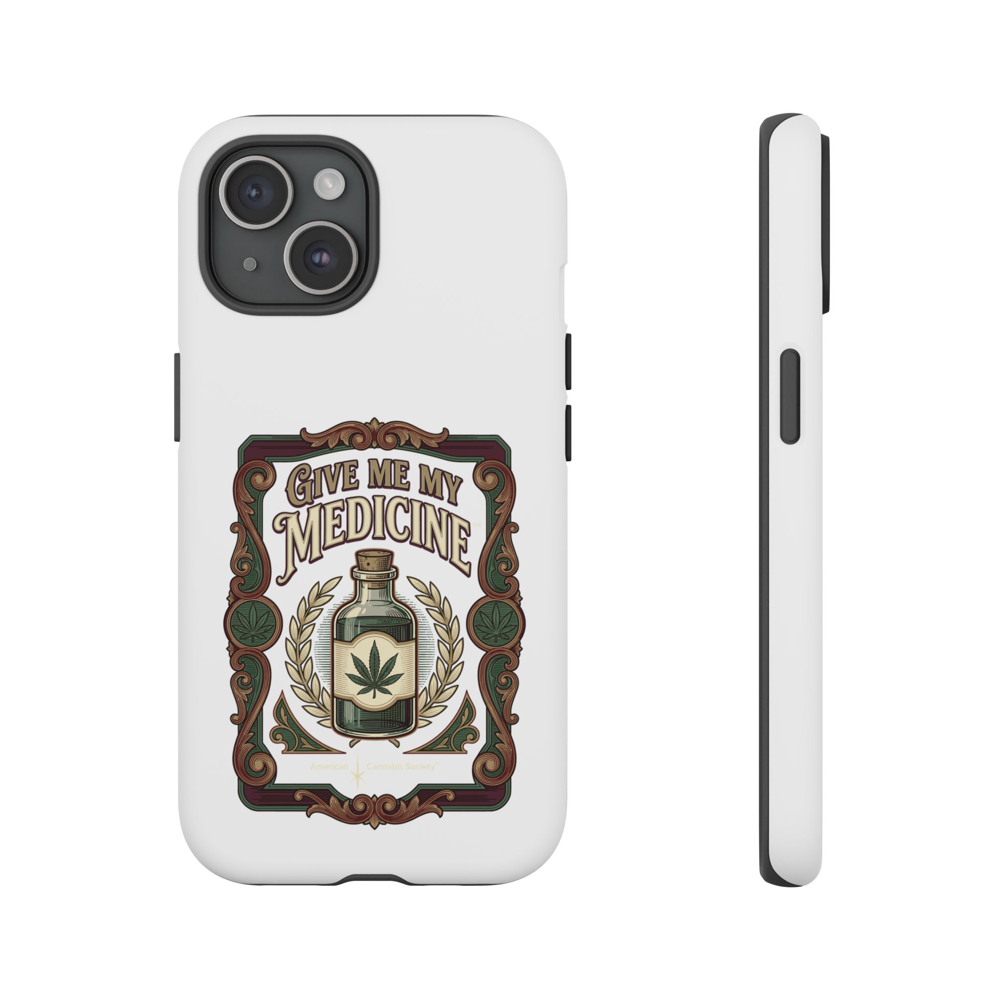 Give Me My Medicine™ Dual-Layer Tough Case – iPhone 15 / Matte