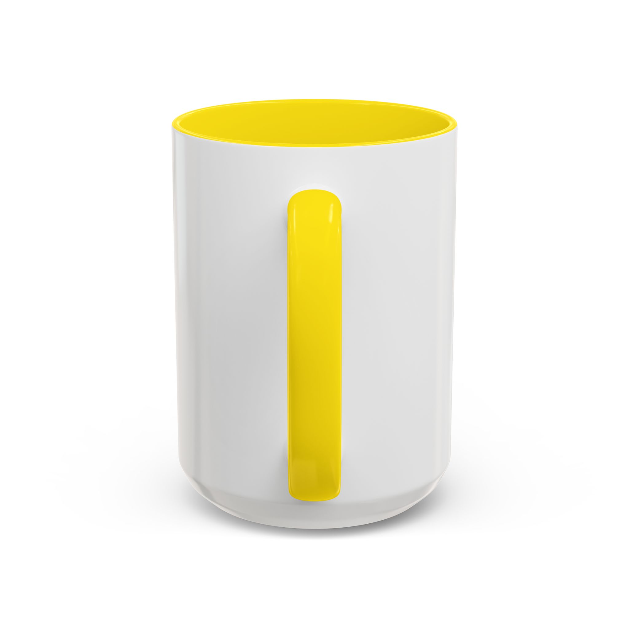 Thank You For Pot Smoking® Colored Interior Coffee Mug – Yellow – view 10