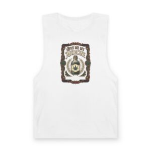 Give Me My Medicine™ Unisex Muscle Tank – White