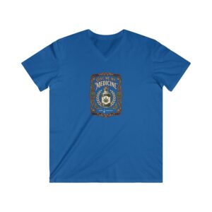 Give Me My Medicine™ Men's Fitted V-Neck Tee – Royal