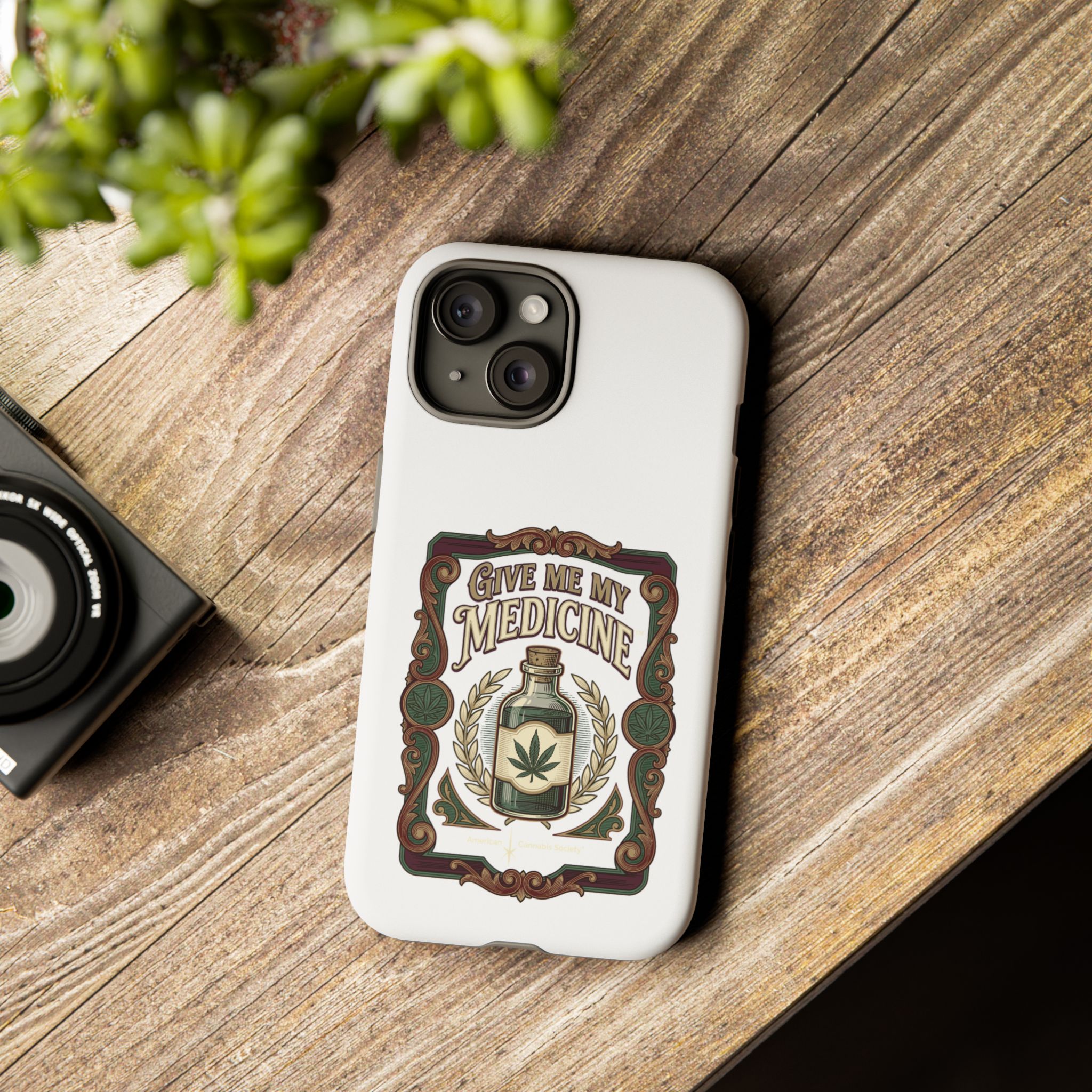 Give Me My Medicine™ Dual-Layer Tough Case – iPhone 15 / Matte – view 3