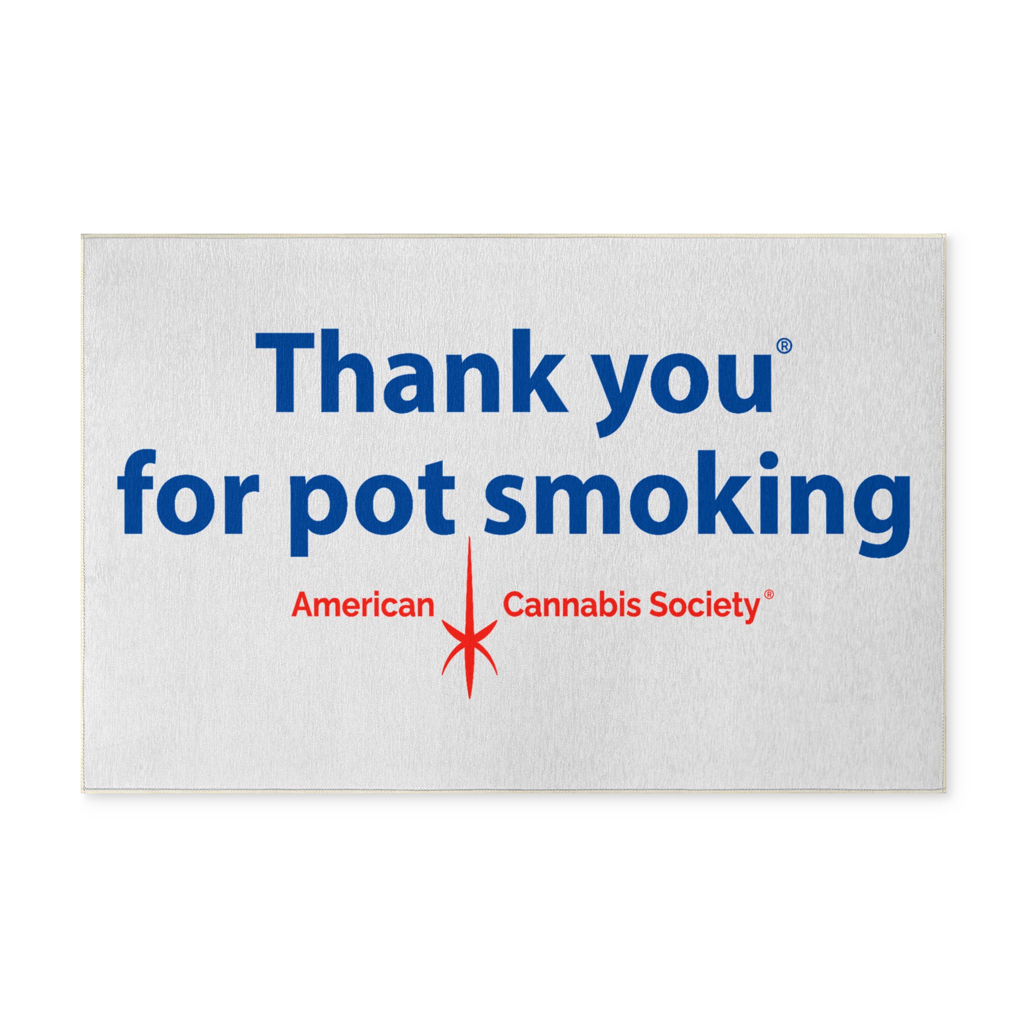 Thank You For Pot Smoking® Washable Rug – 31" x 51"