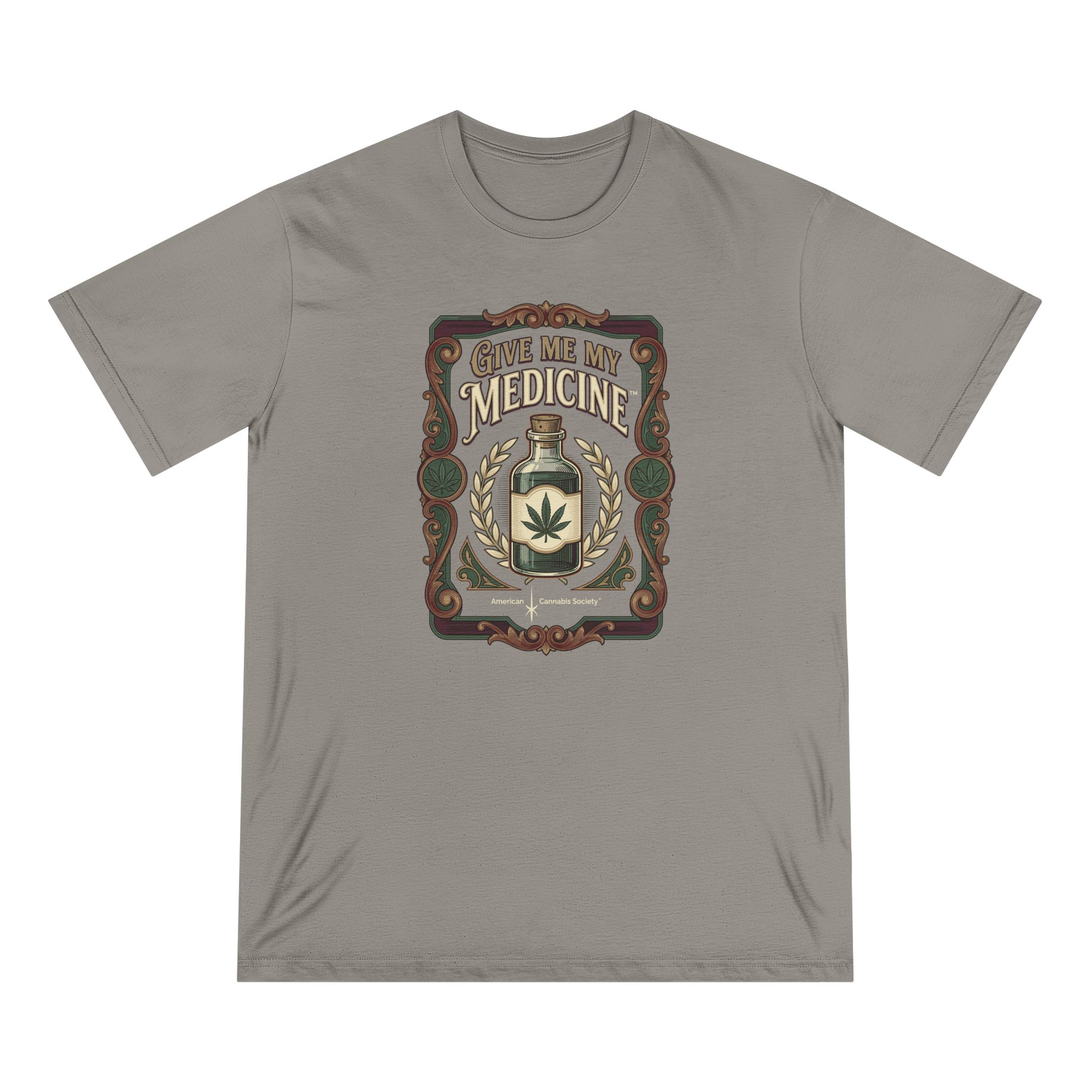Give Me My Medicine™ Organic Staple Tee – Granite