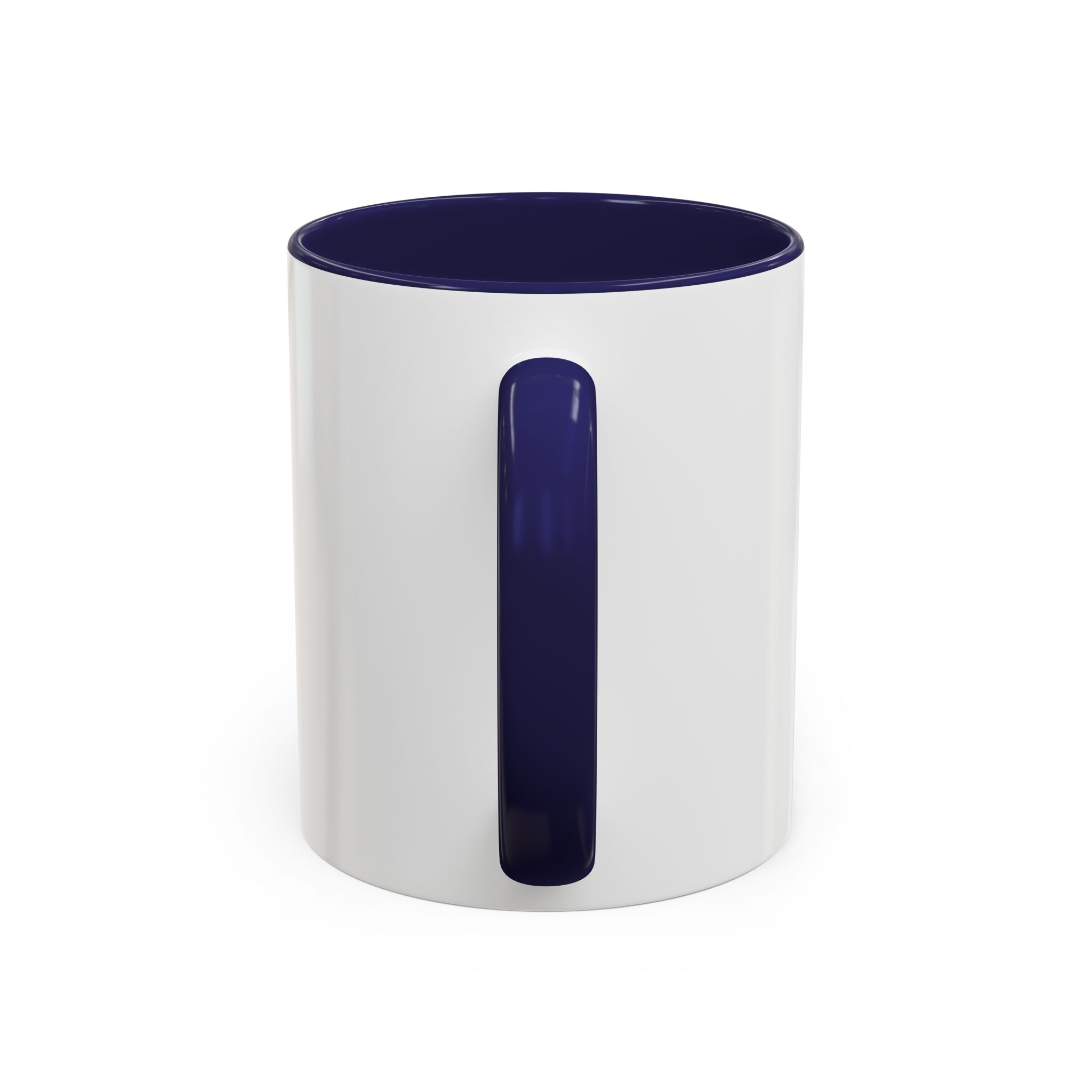 Thank You For Pot Smoking® Colored Interior Coffee Mug – Navy – view 4