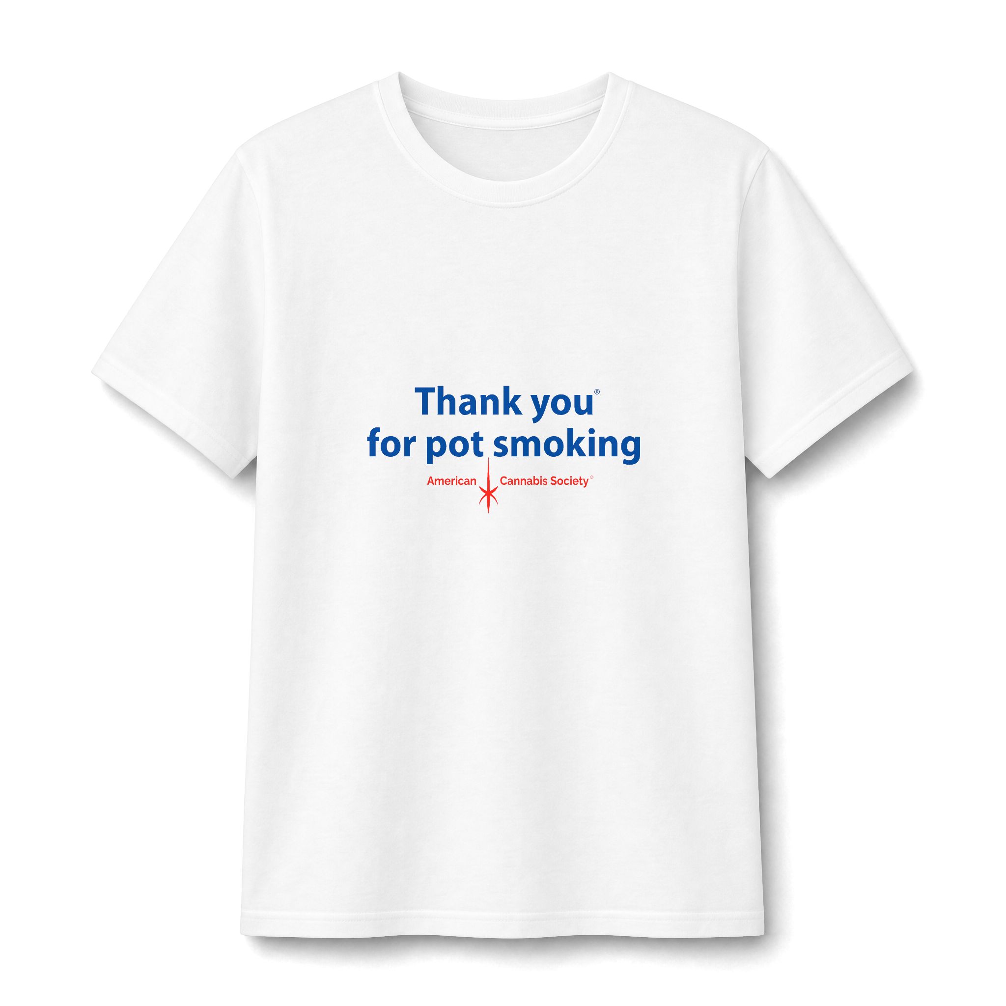 Thank You For Pot Smoking® Women's Midweight Tee – White
