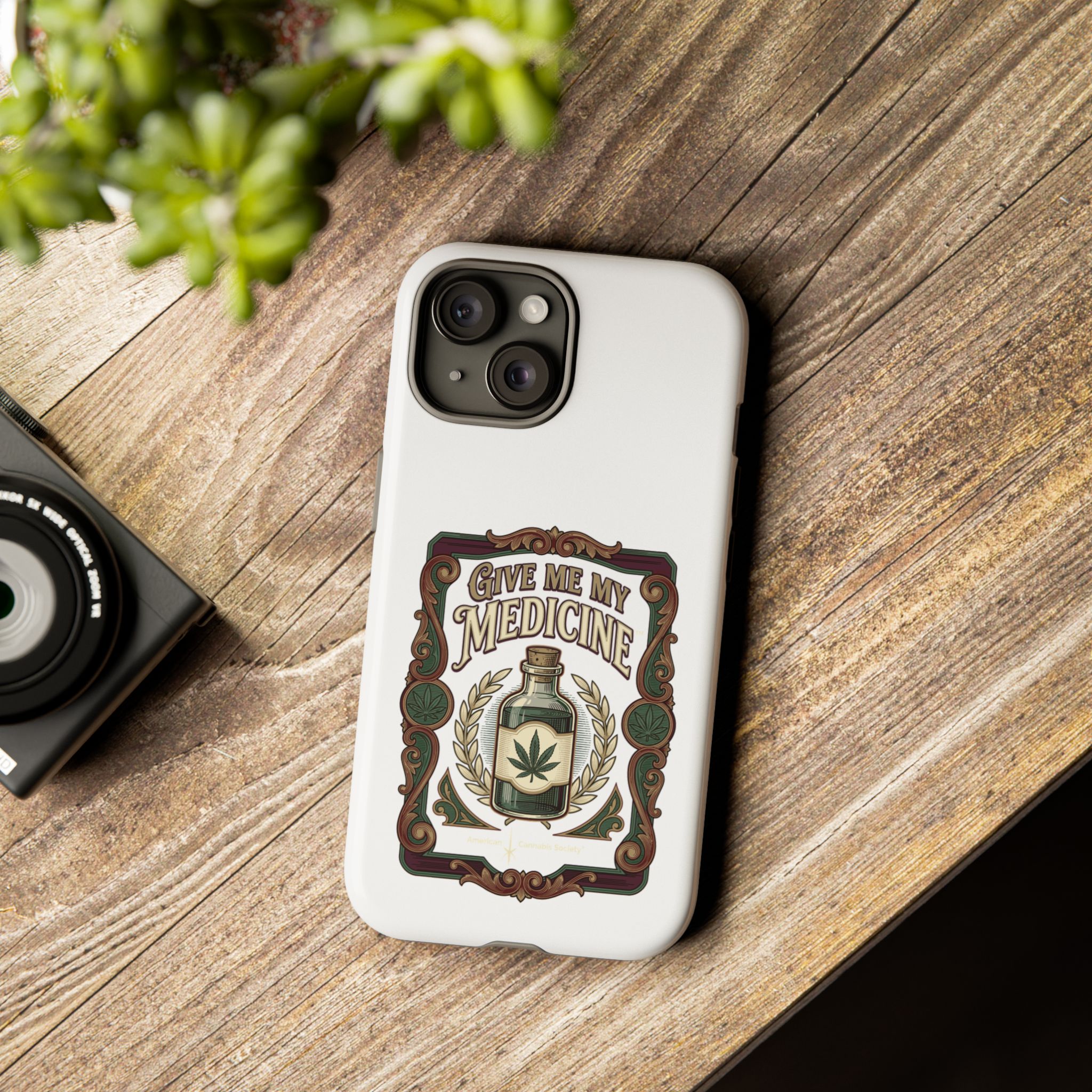 Give Me My Medicine™ Dual-Layer Tough Case – iPhone 15 / Glossy – view 3