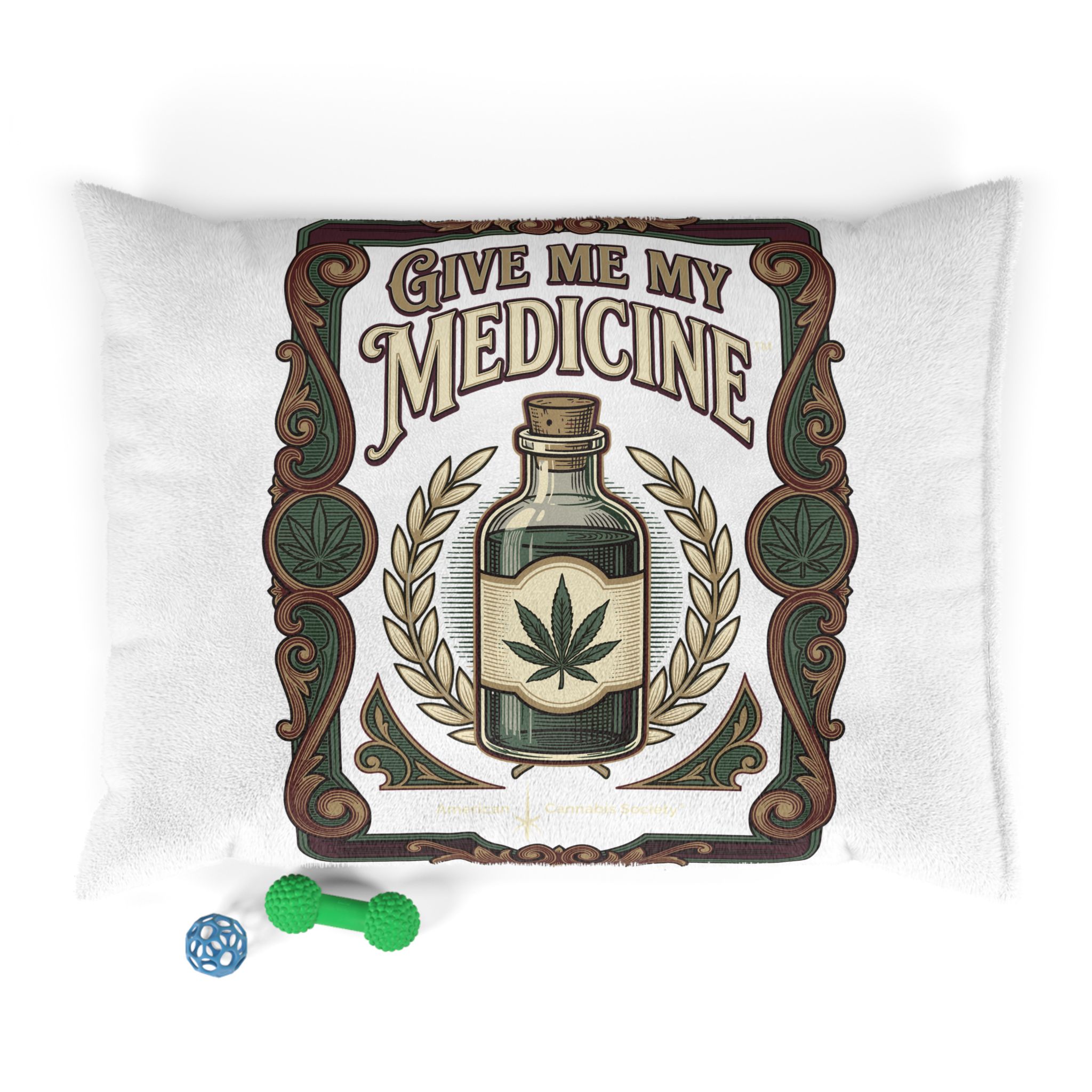 Give Me My Medicine™ Pet Bed – 40" × 30"