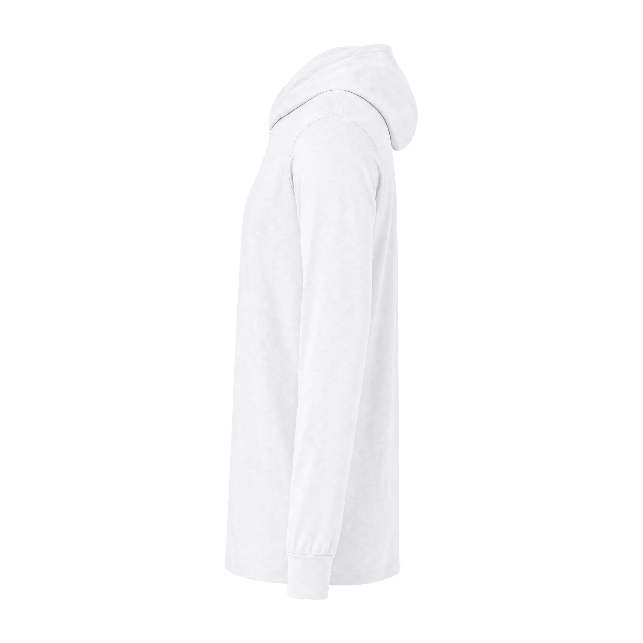 Thank You For Pot Smoking® Hooded Long Sleeve Tee – White view 3