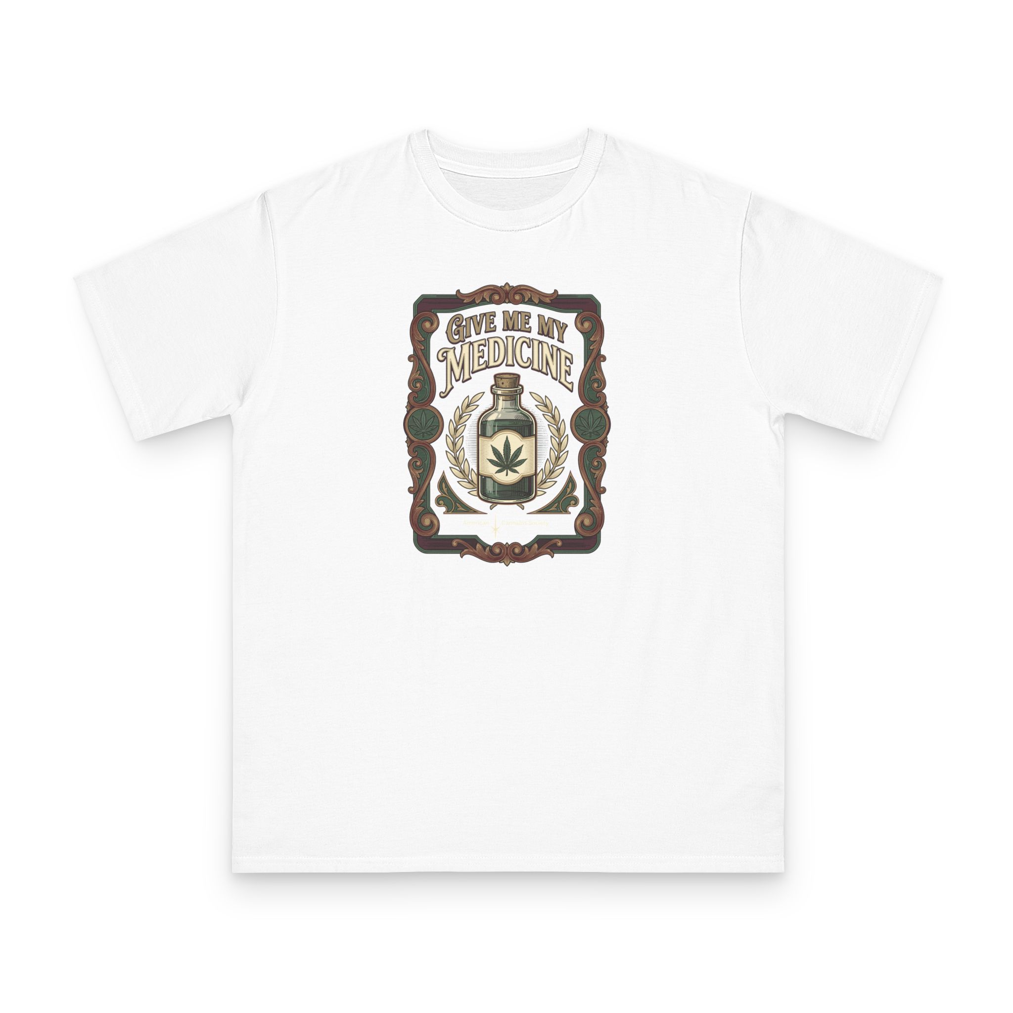 Give Me My Medicine™ Organic Unisex Tee – White