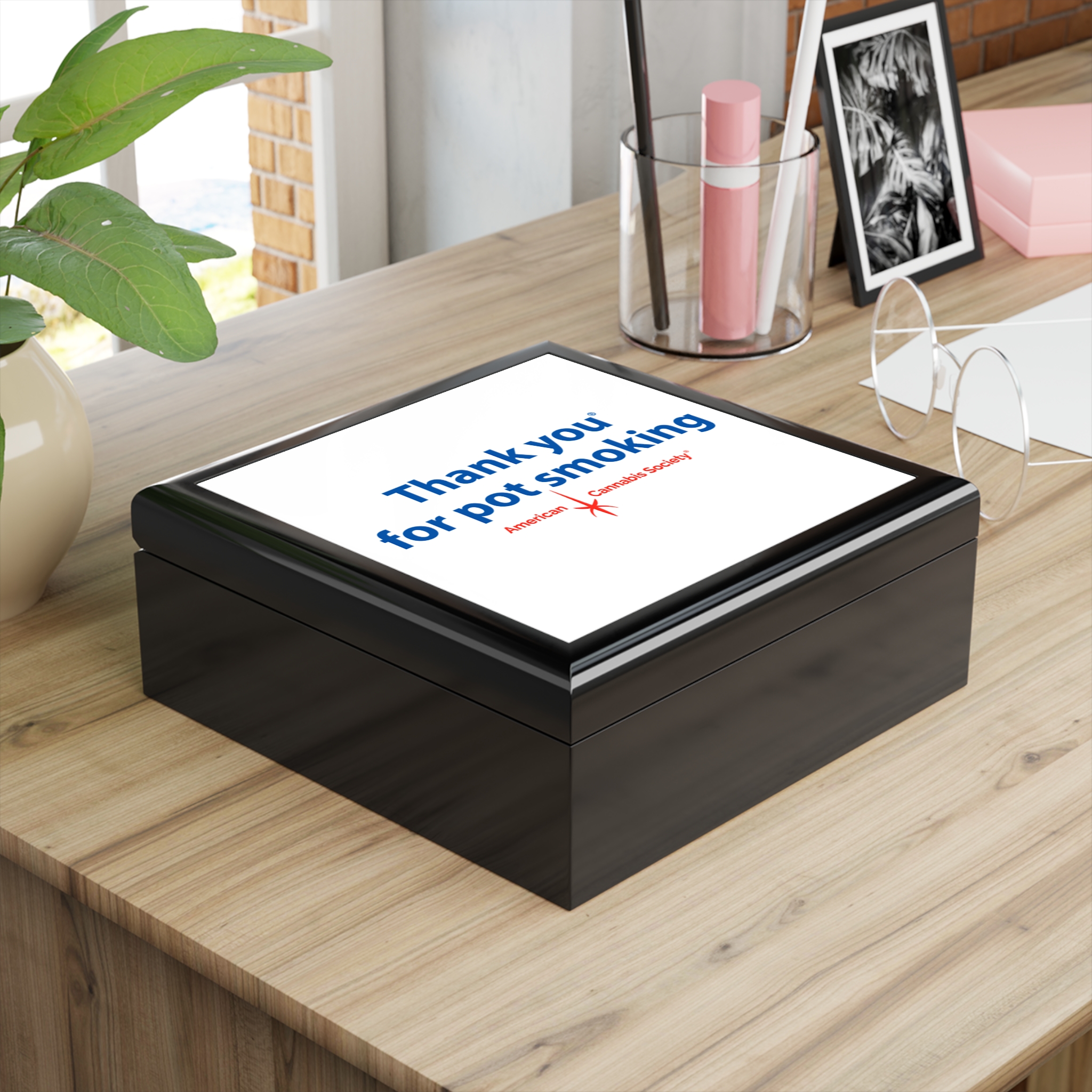 Thank You For Pot Smoking® Jewelry Box – view 2