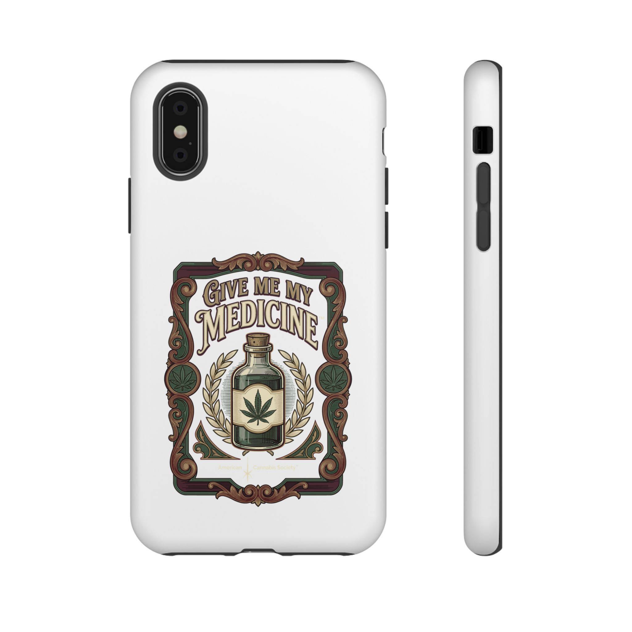 Give Me My Medicine™ Dual-Layer Tough Case – iPhone XS / Matte