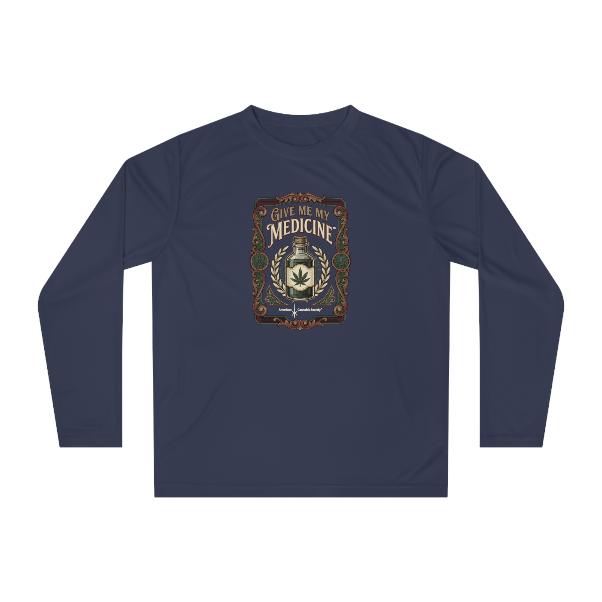 Give Me My Medicine Performance Long Sleeve – Sport Dark Navy