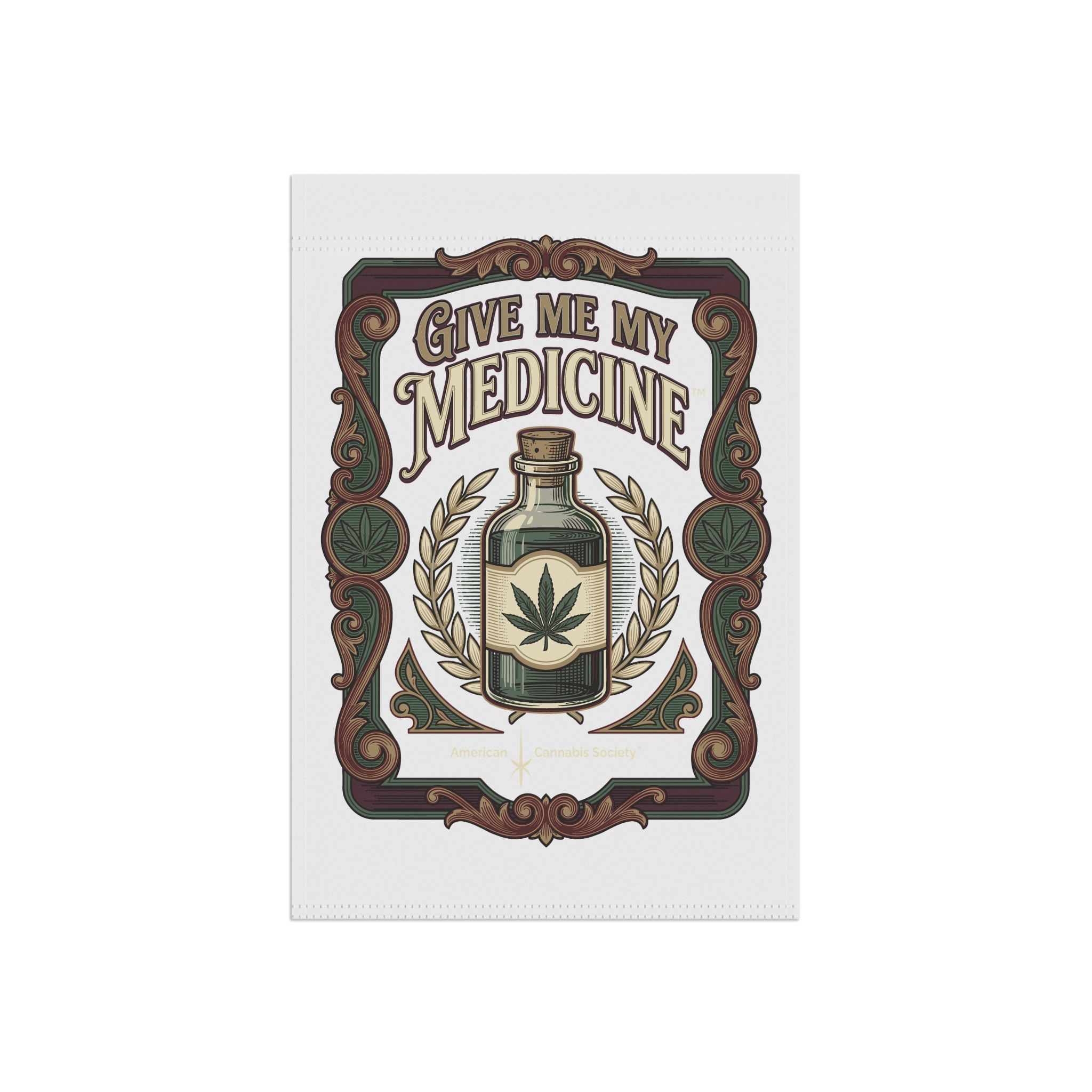 Give Me My Medicine™ Garden & House Banner – 12'' × 18'' – view 3