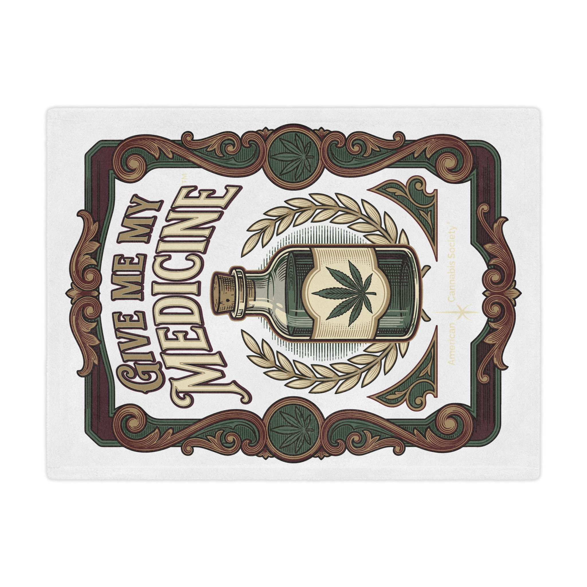 Give Me My Medicine™ Minky Blanket – 30" × 40" – view 2