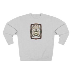Give Me My Medicine™ Cotton-Face Crewneck Sweatshirt — Heather Grey