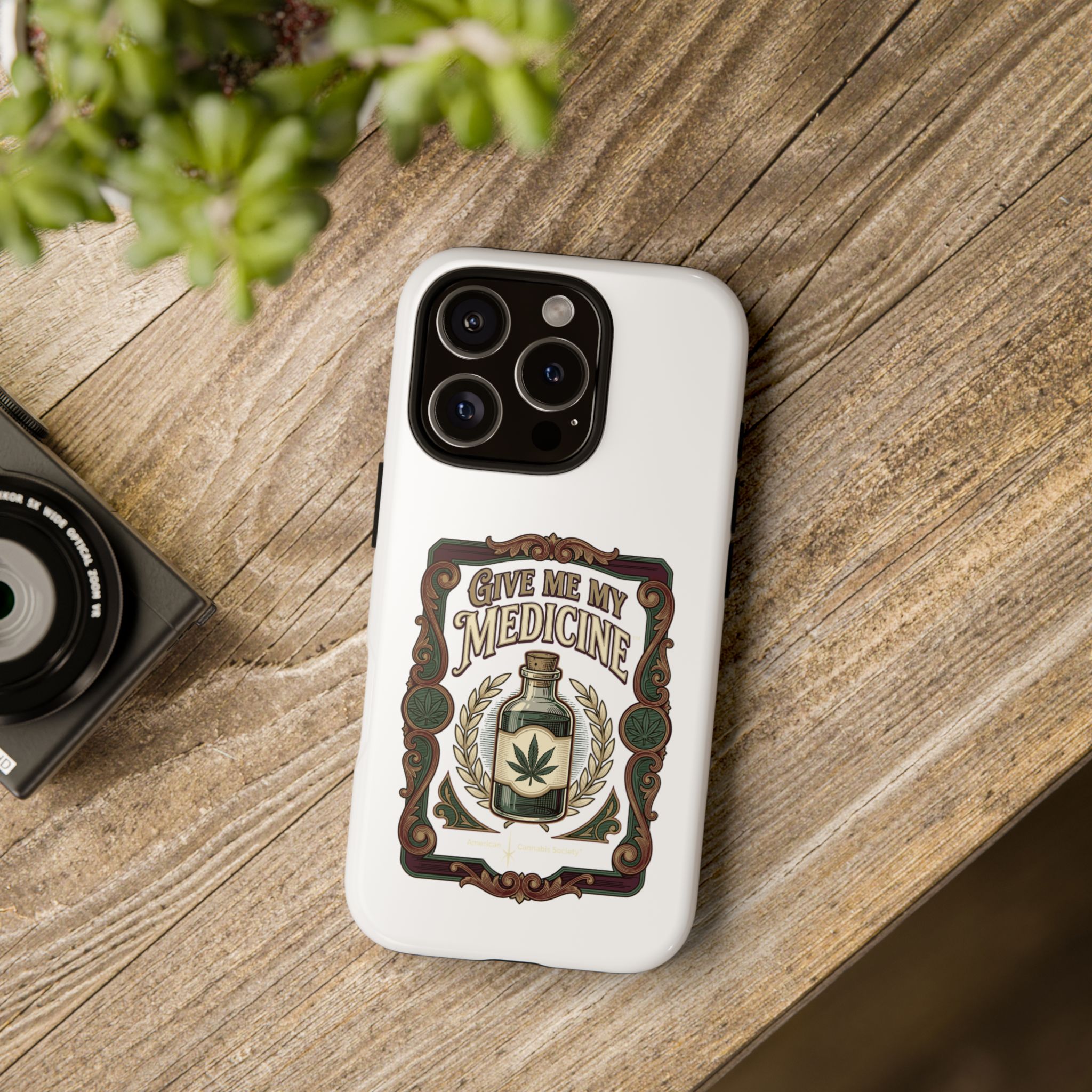 Give Me My Medicine™ Dual-Layer Tough Case – iPhone 16 Pro / Glossy – view 4