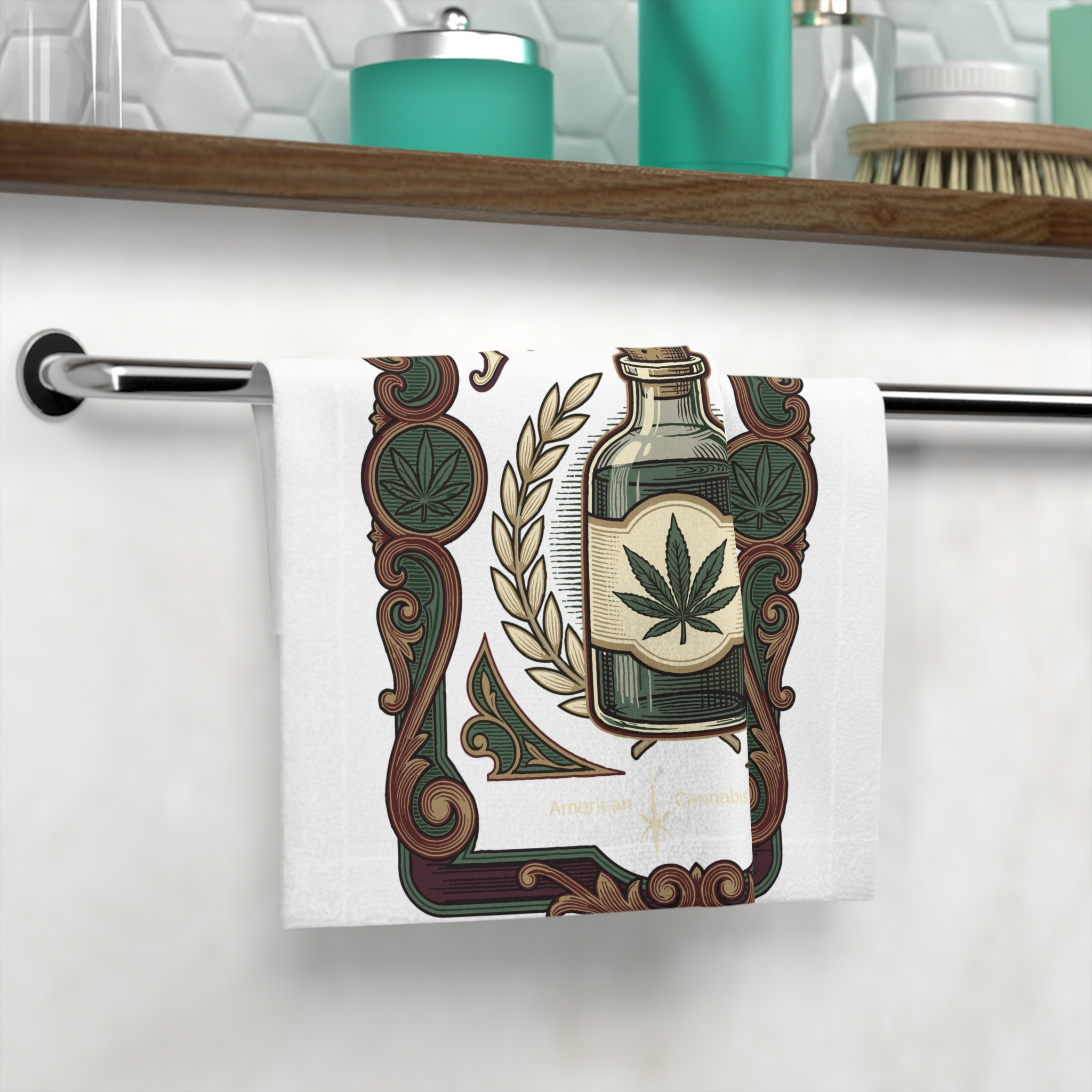 Give Me My Medicine™ Face Towel – White – view 4