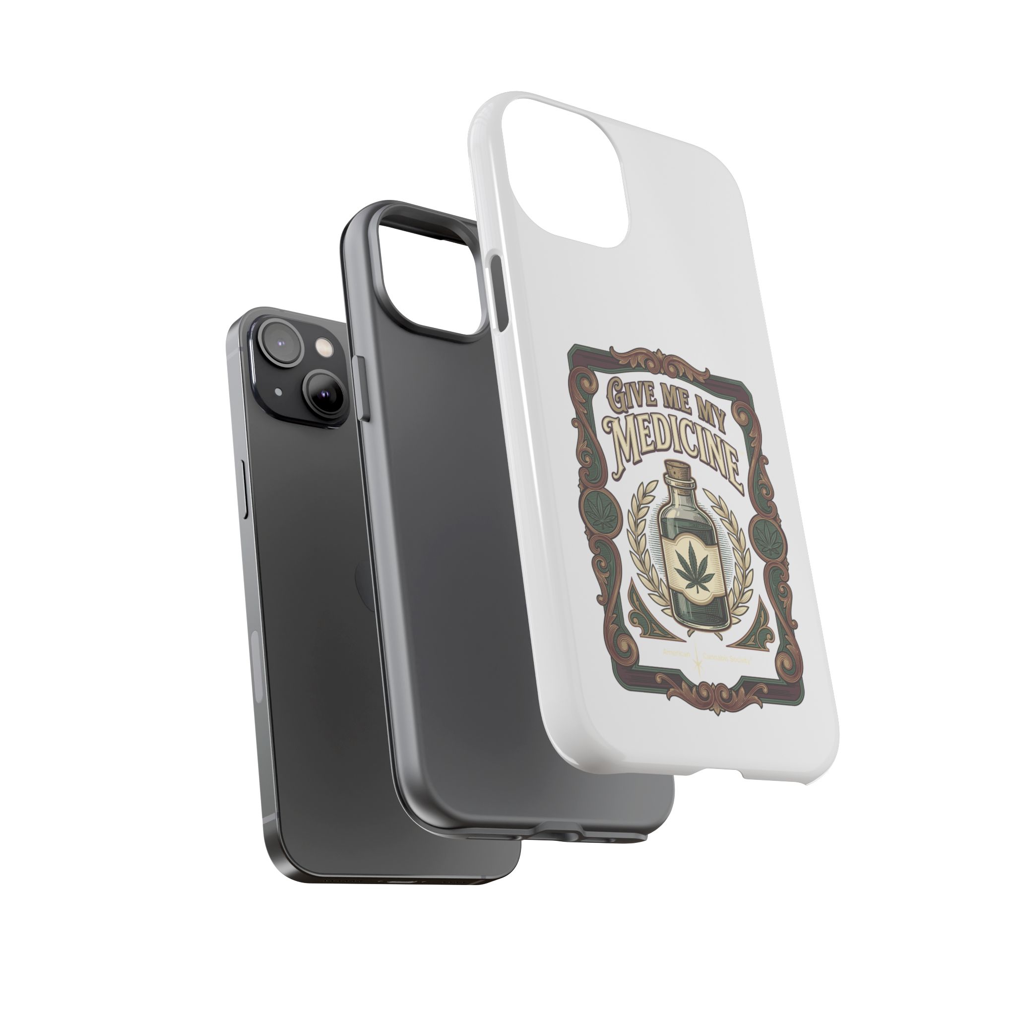 Give Me My Medicine™ Dual-Layer Tough Case – iPhone 14 Plus / Glossy – view 3