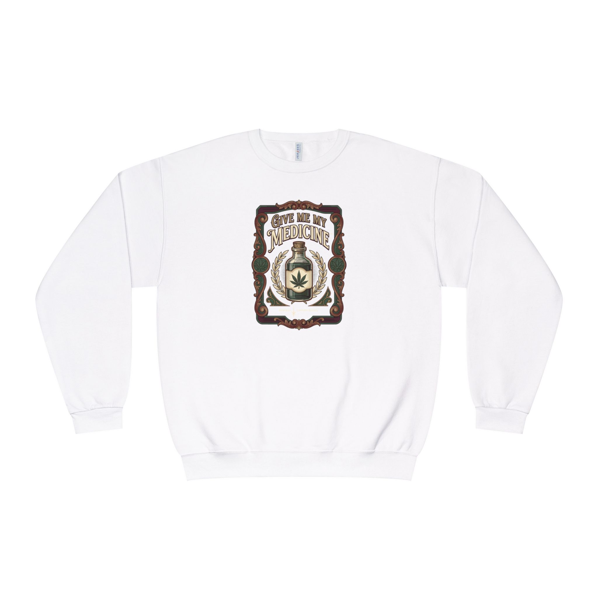 Give Me My Medicine™ Unisex Fleece Crewneck – Gold