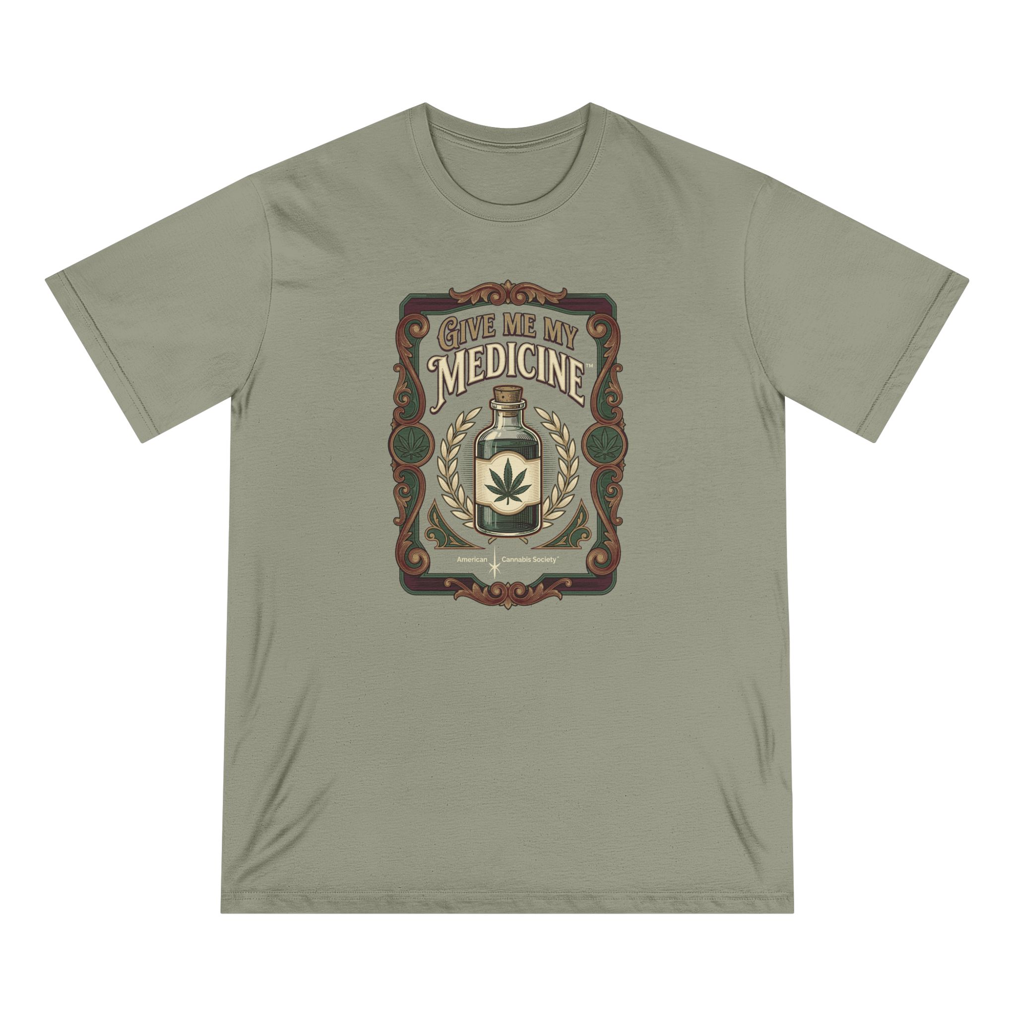Give Me My Medicine™ Organic Staple Tee – Eucalyptus