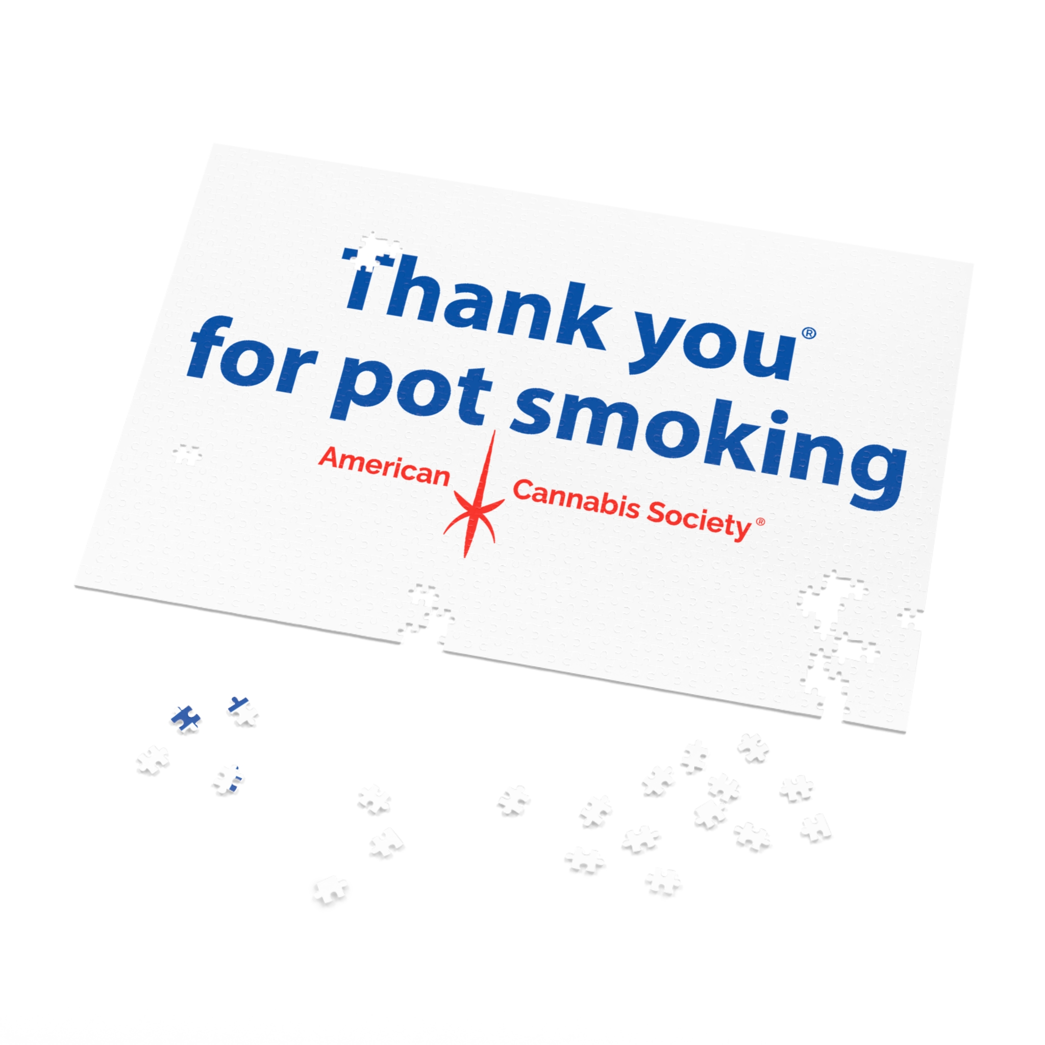 Thank You For Pot Smoking® Jigsaw Puzzle with Tin — American Cannabis Society® 30 to 2000 Pieces - Image 8