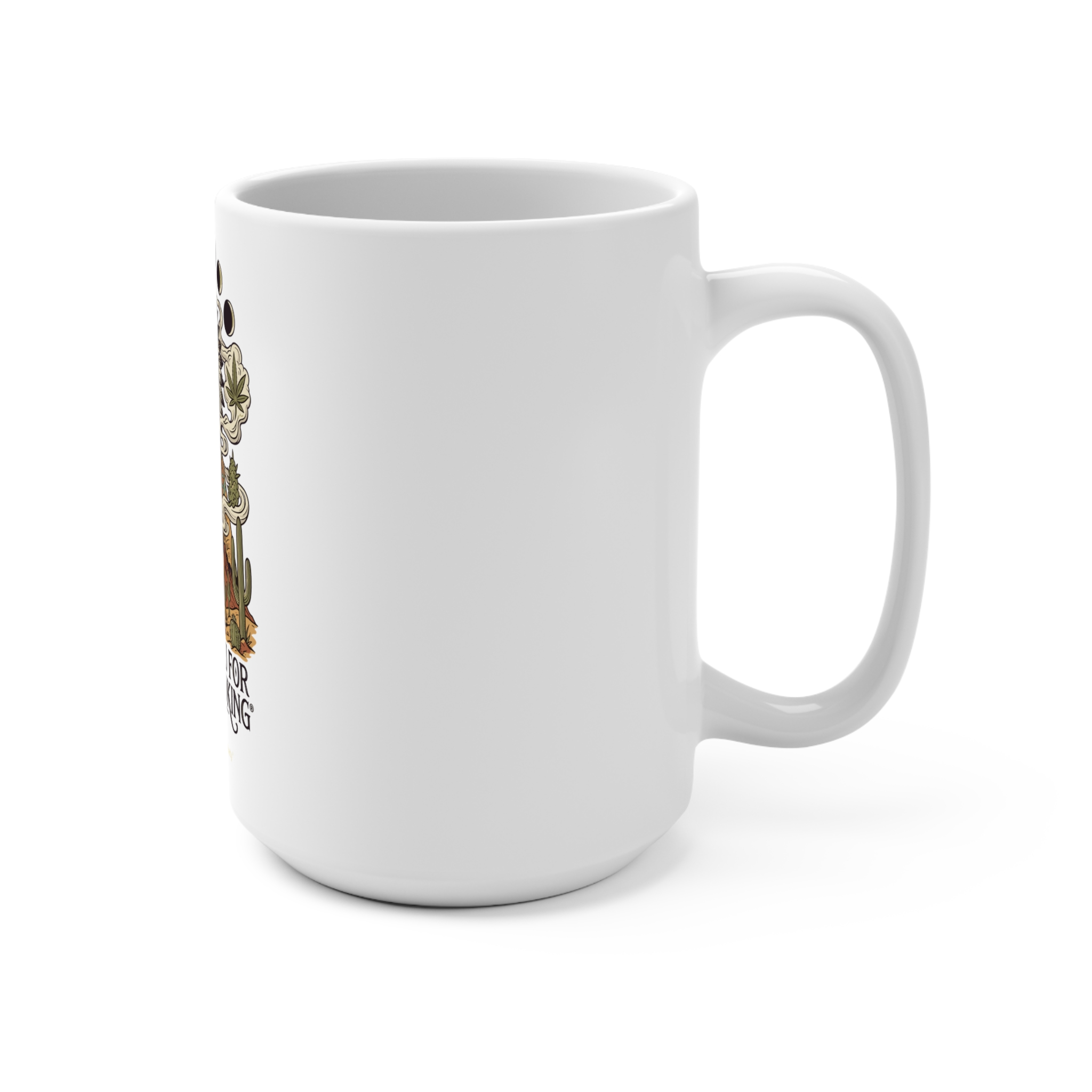 Thank You For Pot Smoking® Desert Chief Ceramic Mug, 15oz – 15oz – view 2