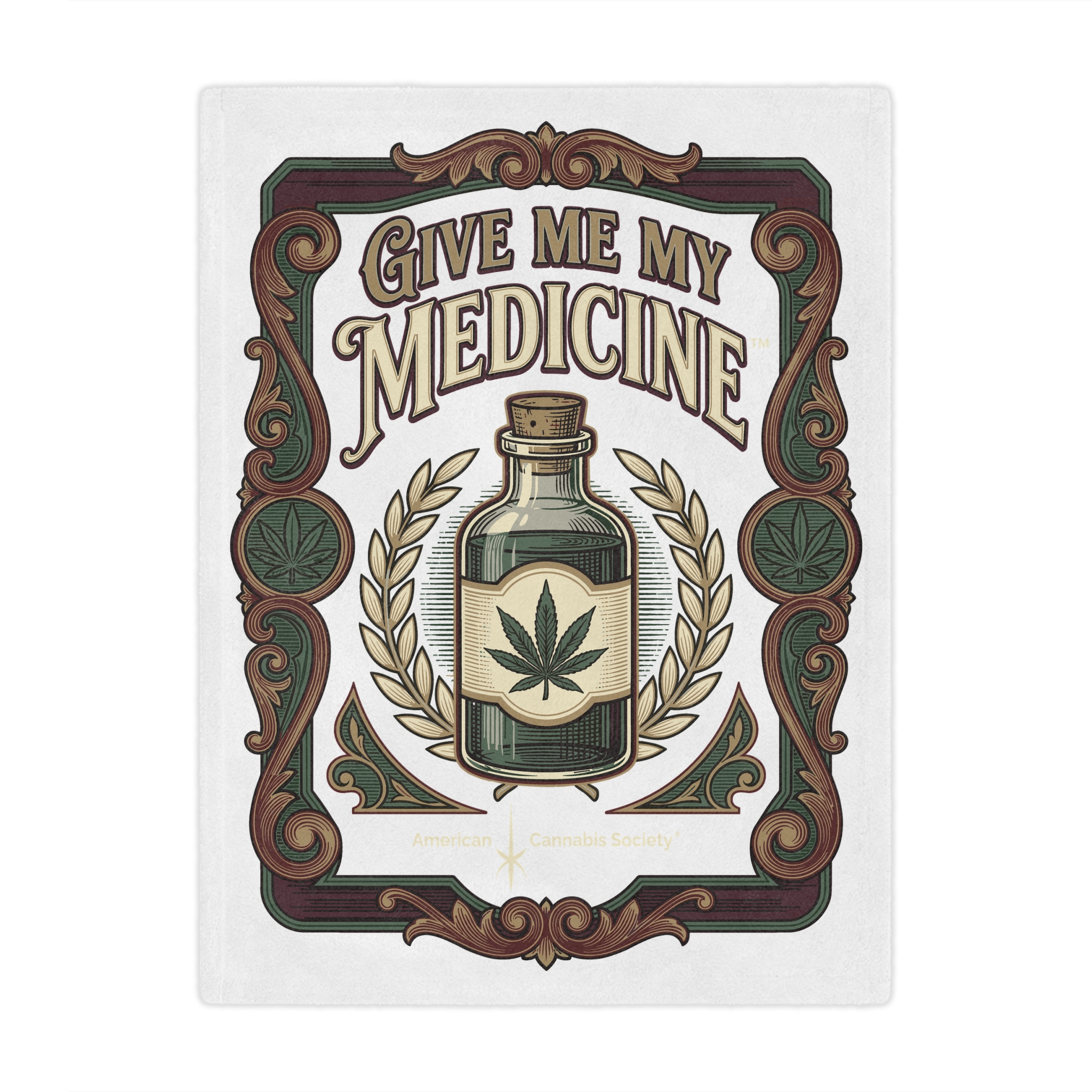Give Me My Medicine™ Minky Blanket – 30" × 40"