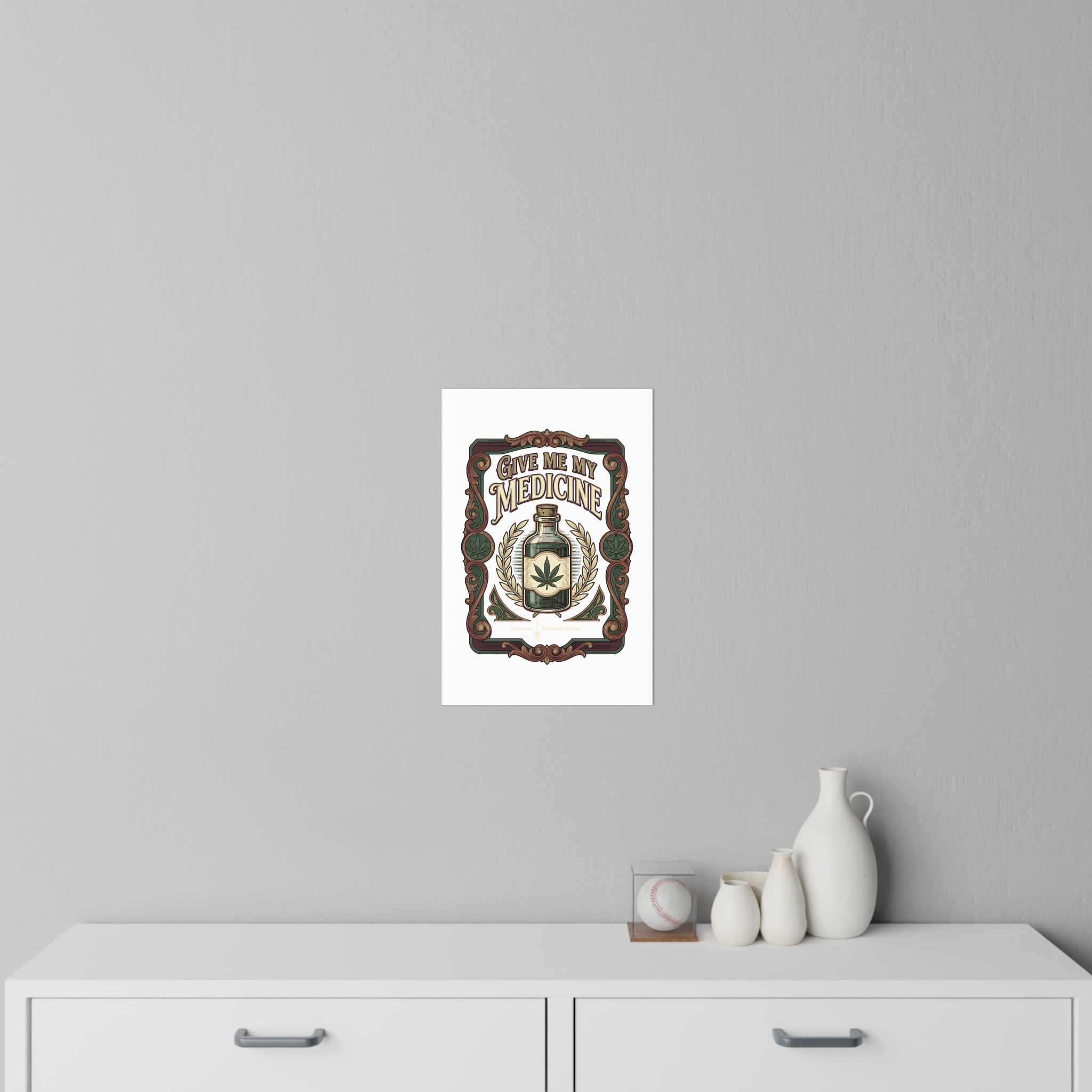 Give Me My Medicine™ Wall Decal – 12" x 18" – view 2