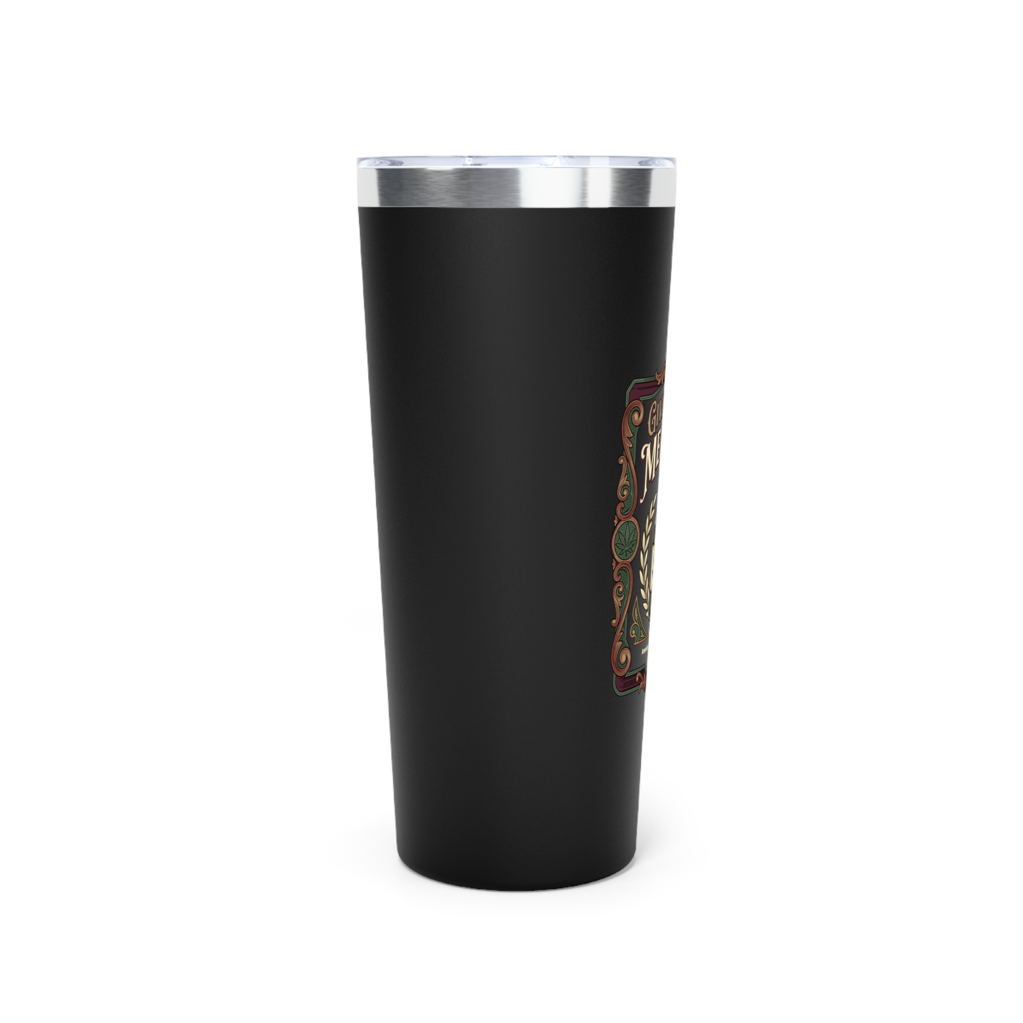 Give Me My Medicine™ Copper Insulated Tumbler, 22oz – Black – view 3