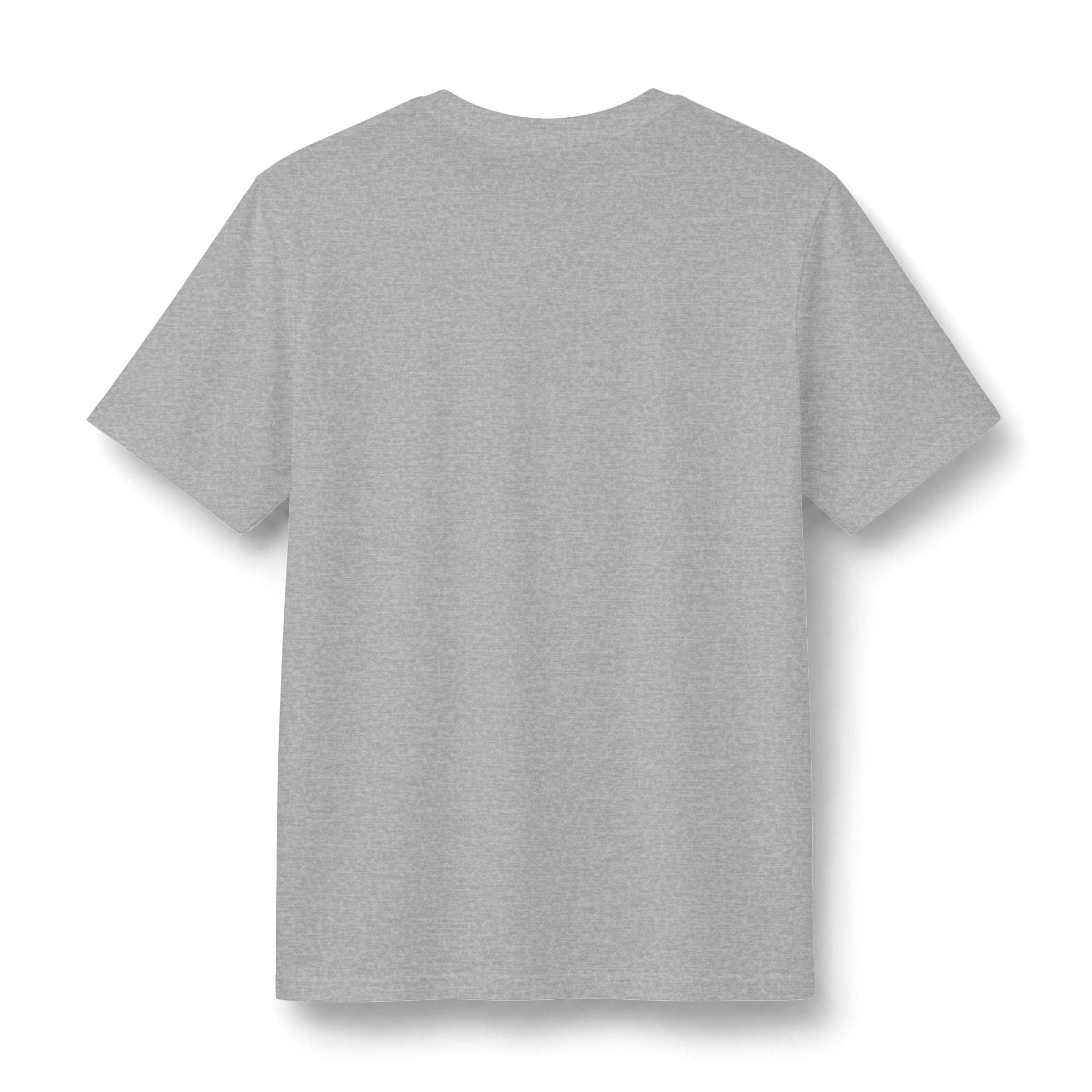 Thank You For Pot Smoking® Unisex Soft Spun Cotton Tee – Heather Grey – view 2