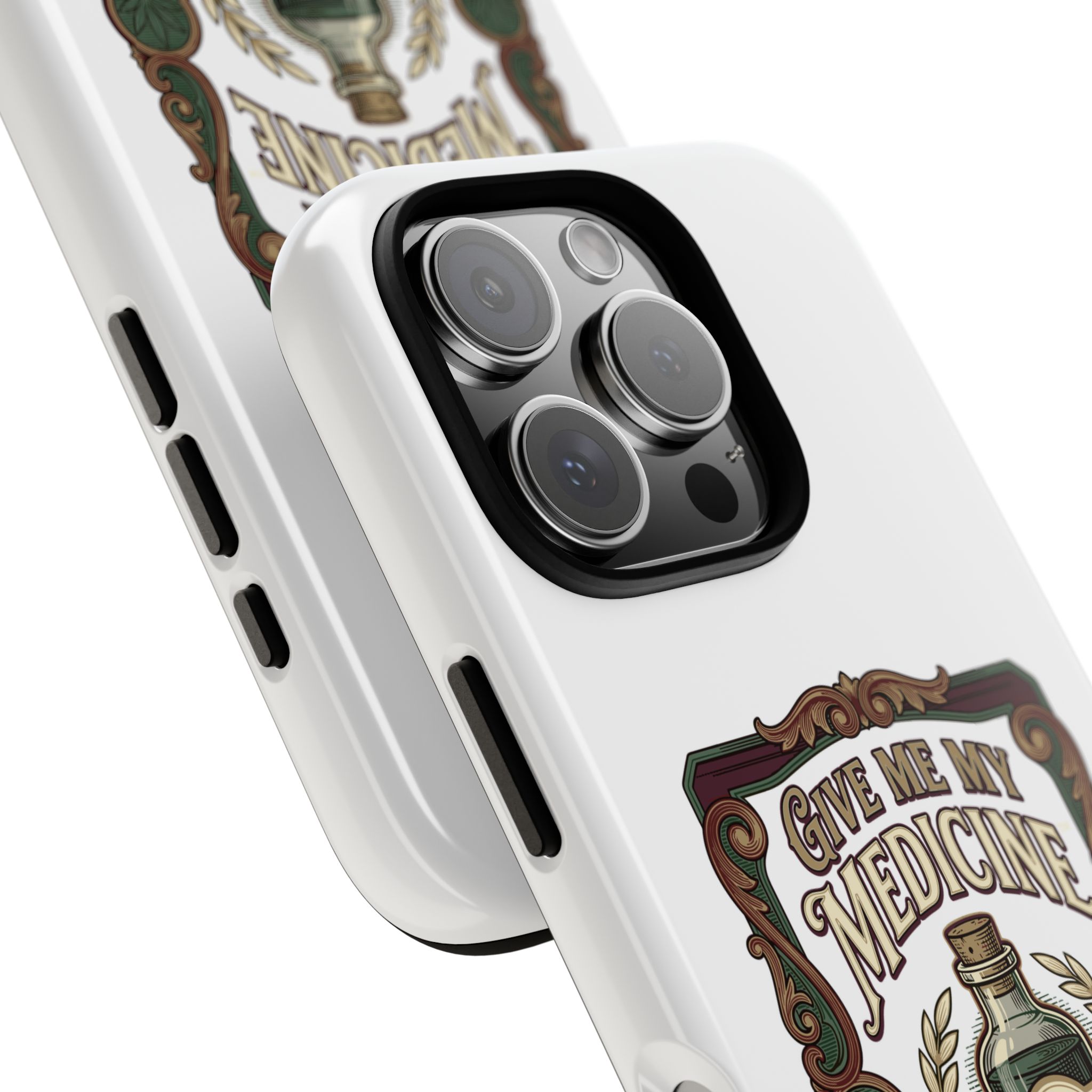 Give Me My Medicine™ Dual-Layer Tough Case – iPhone 16 Pro / Glossy – view 2
