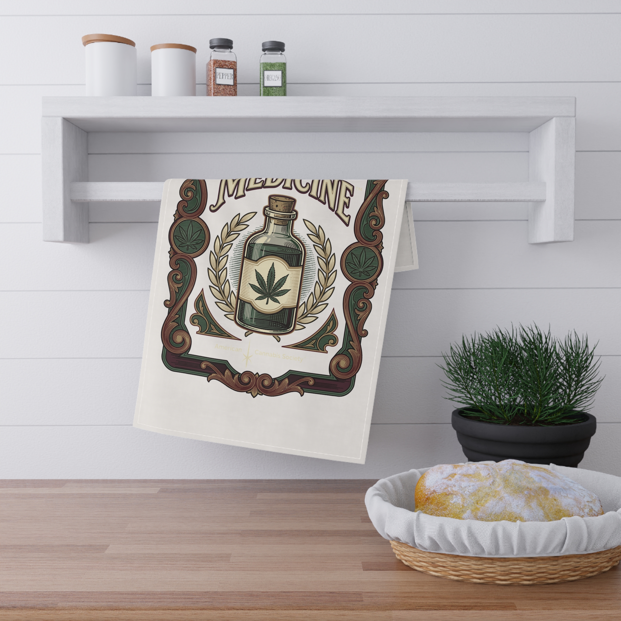 Give Me My Medicine™ Kitchen Tea Towel – Cotton Twill