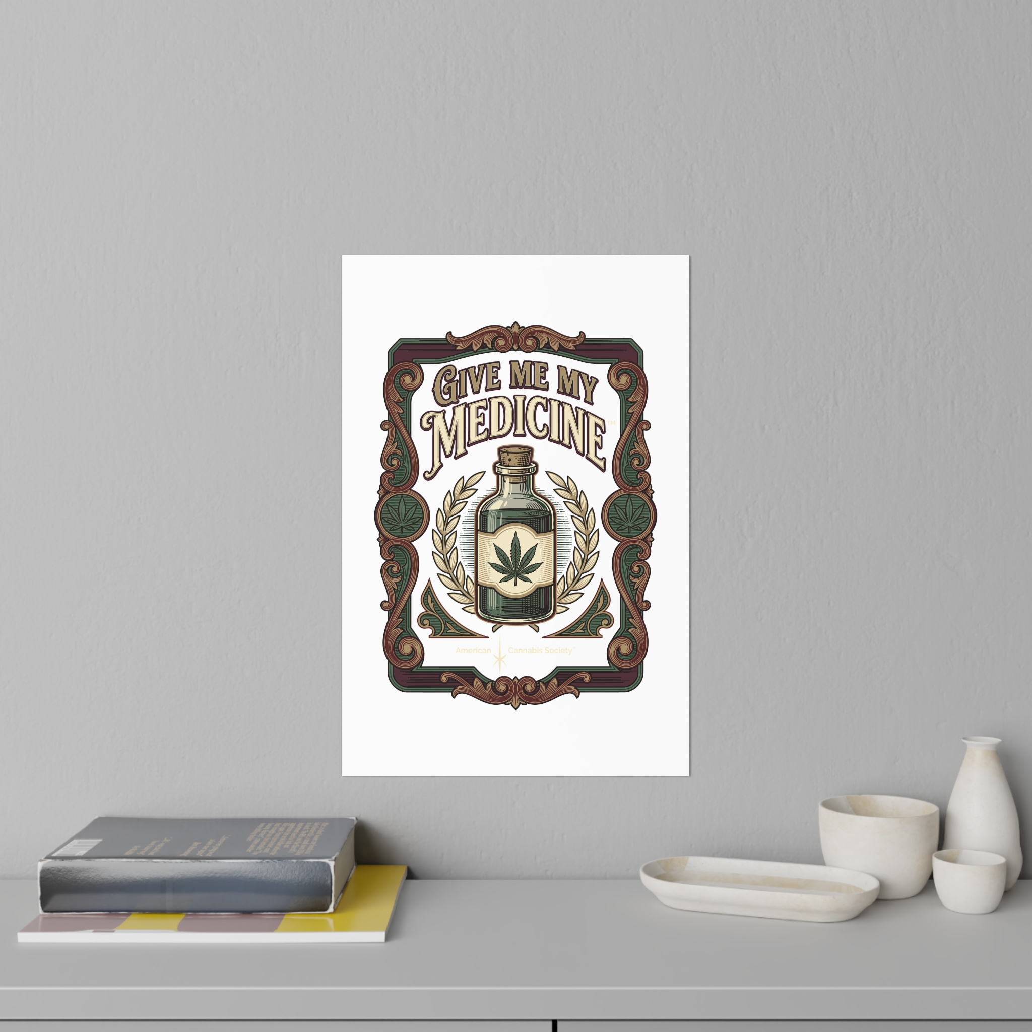 Give Me My Medicine™ Wall Decal – 12" x 18" – view 4