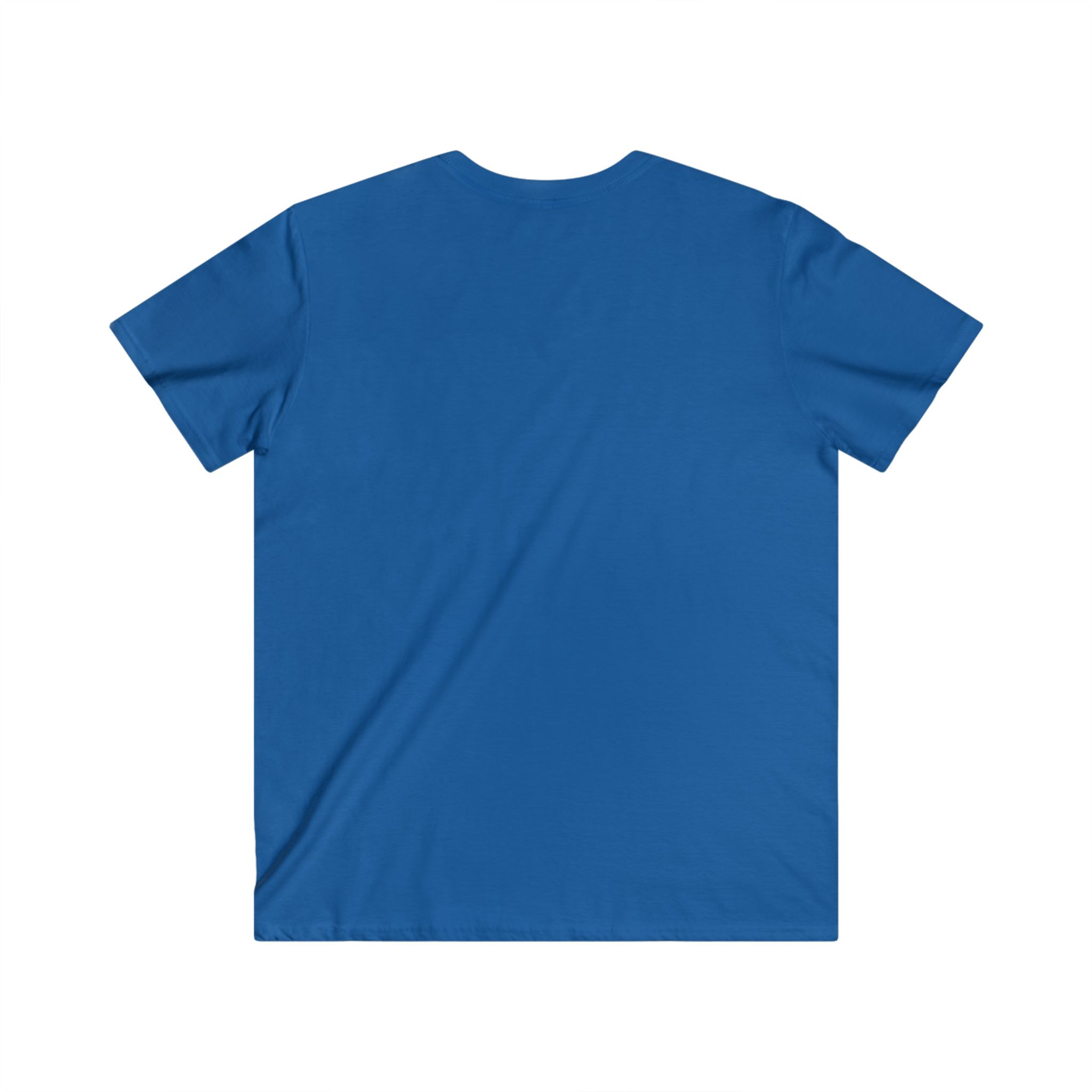 Give Me My Medicine™ Men's Fitted V-Neck Tee – Royal – view 2
