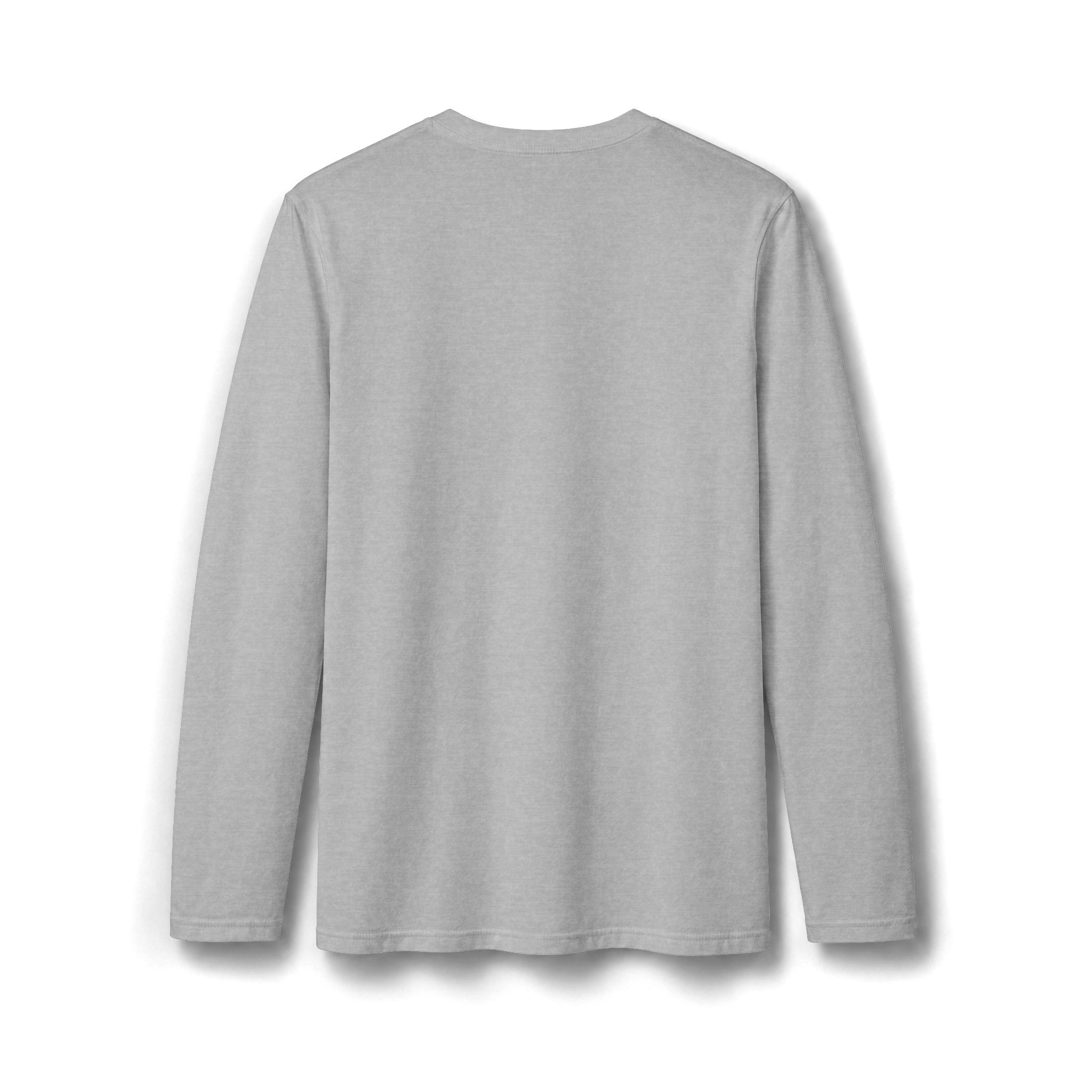 Thank You For Pot Smoking® Ringspun Long Sleeve Tee – Sport Grey view 2