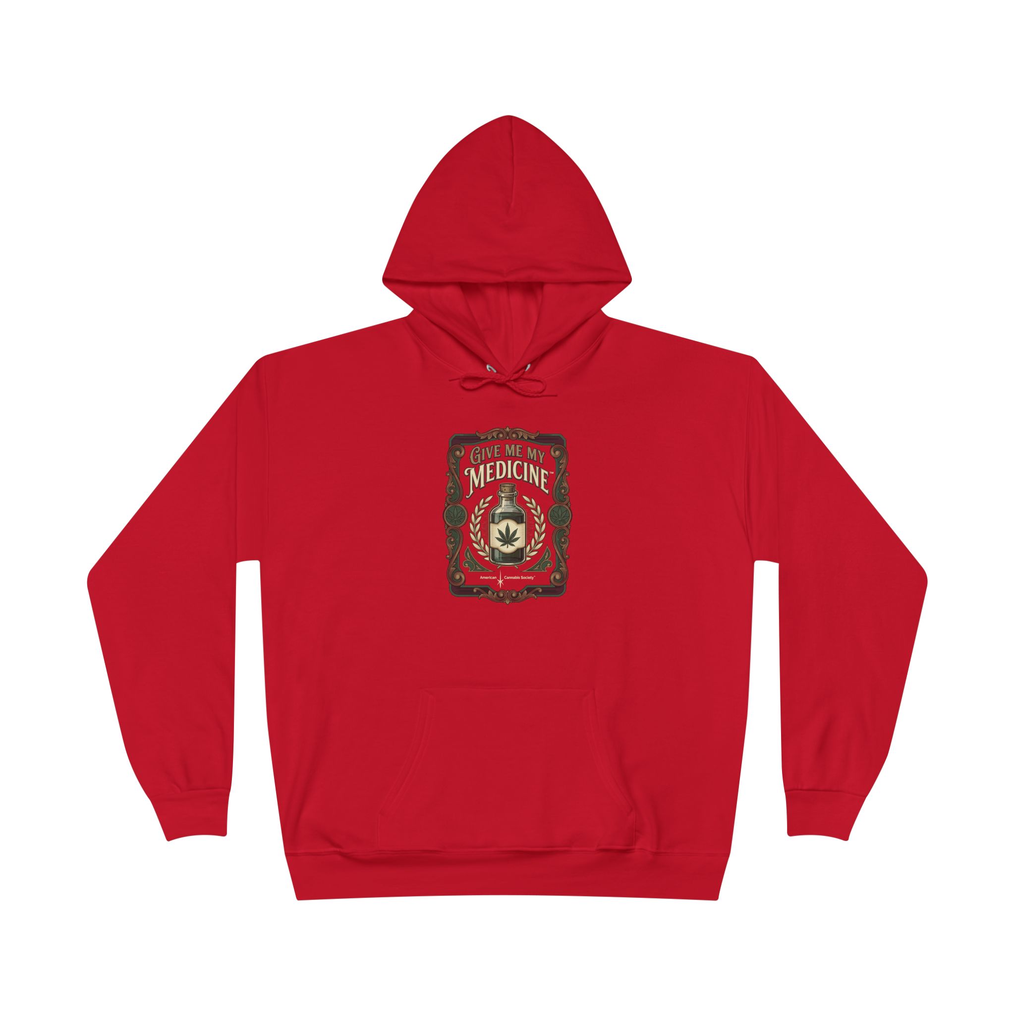 Give Me My Medicine™ Unisex Pullover Hoodie – Athletic Red
