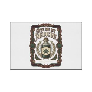 Give Me My Medicine™ Heavy Duty Floor Mat – 48" × 72"