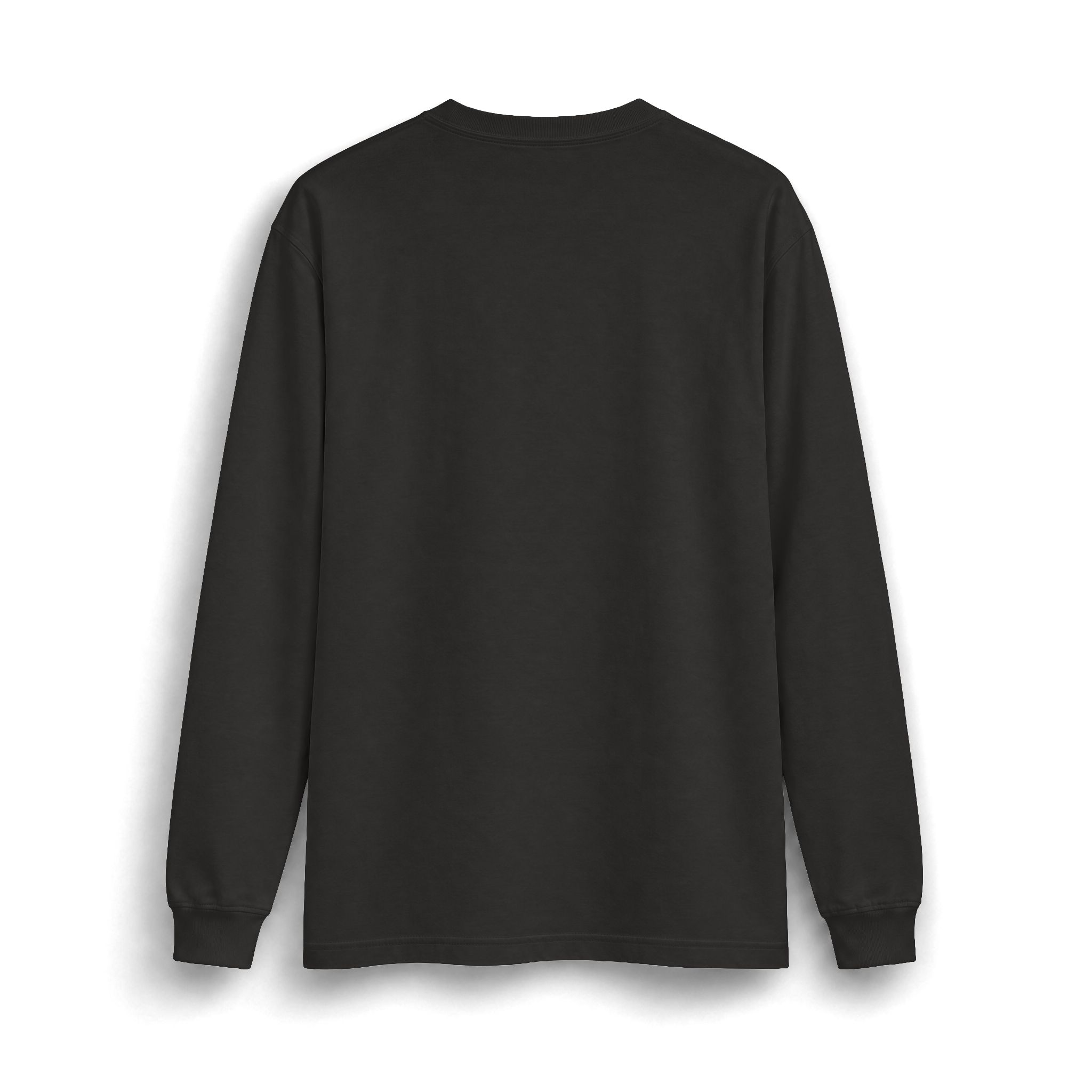 Thank You For Pot Smoking® Max Heavyweight Long Sleeve Tee – Black – view 2