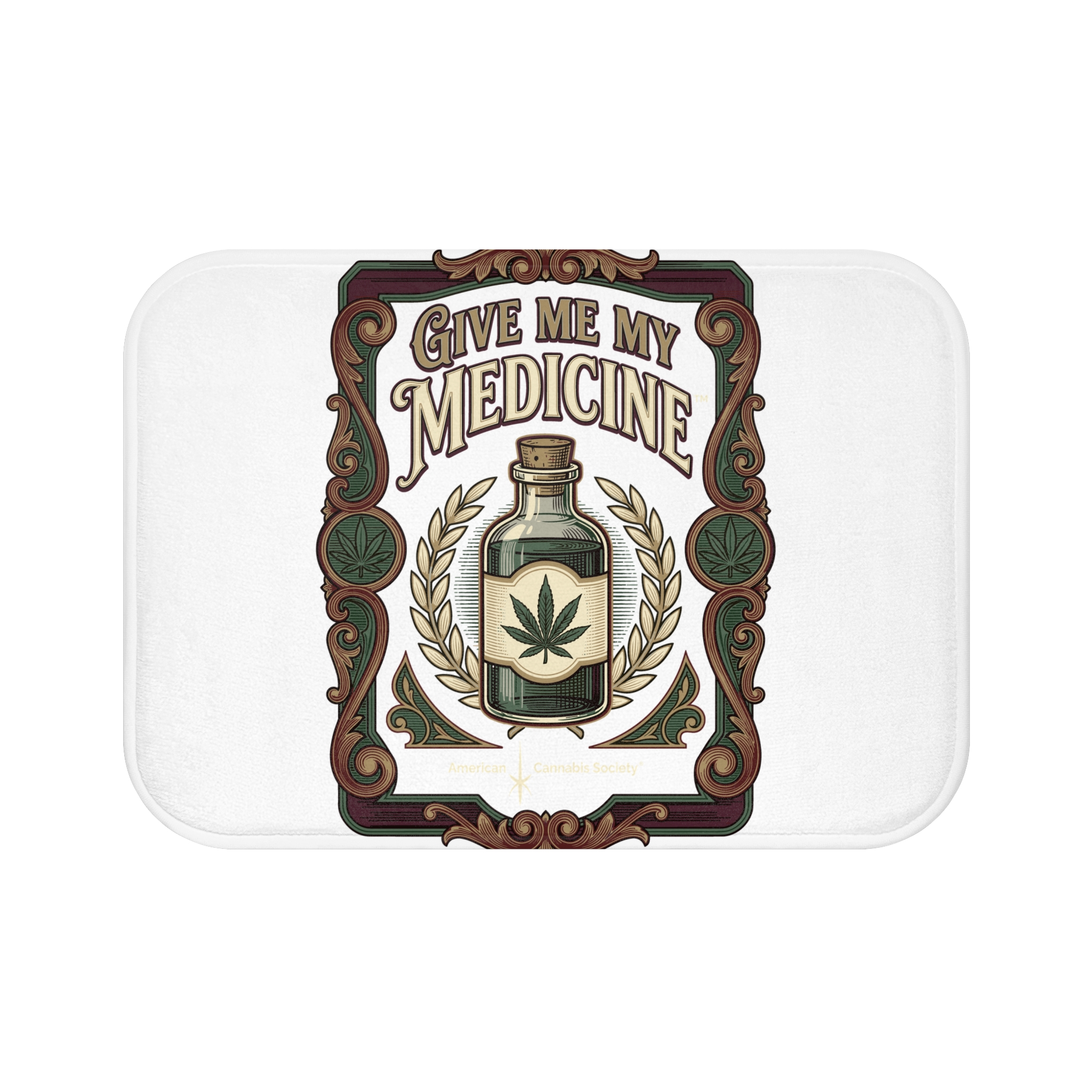 Give Me My Medicine™ Memory Foam Bath Mat – 24" × 17"