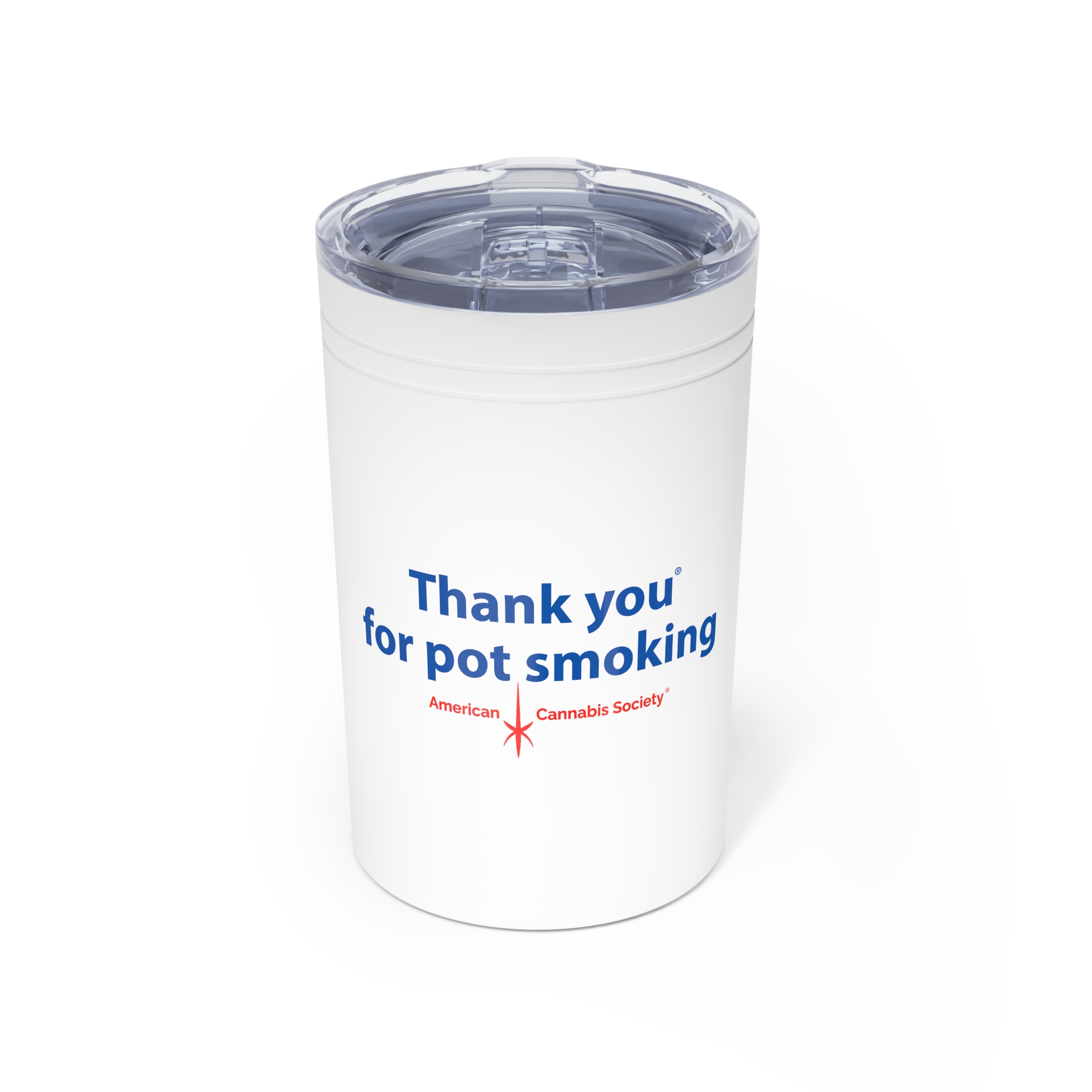 Thank You For Pot Smoking® Insulated Tumbler 11oz – White 11oz