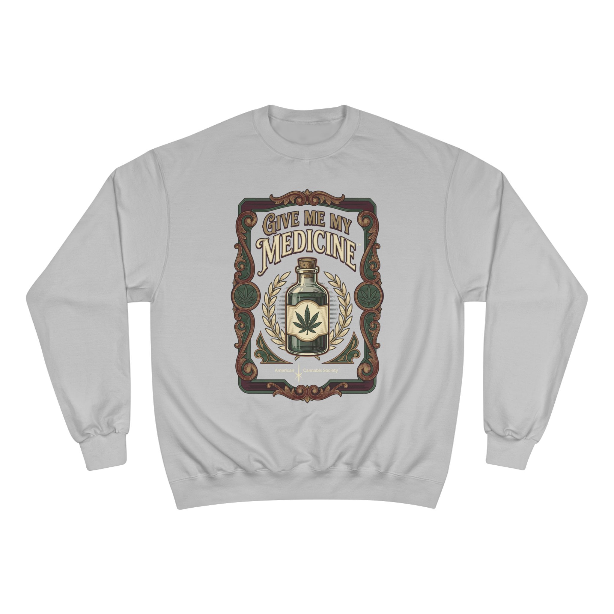 Give Me My Medicine™ Heavyweight Crewneck Sweatshirt – Light Steel