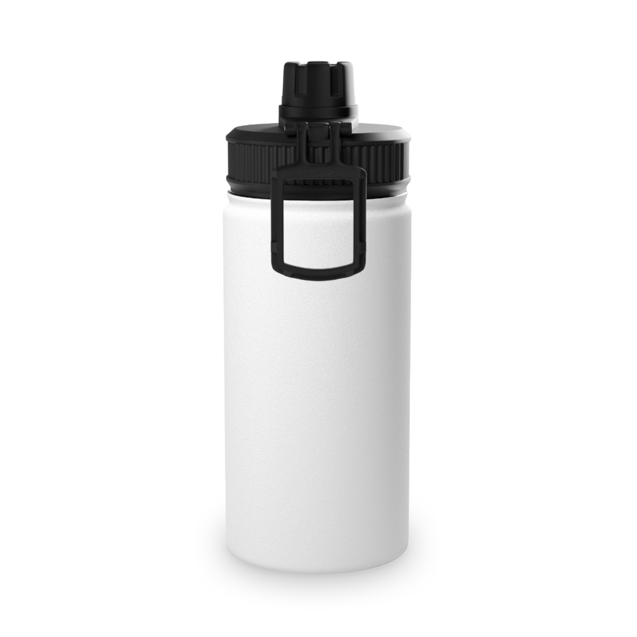 Give Me My Medicine™ Stainless Steel Bottle, Sports Lid – White – view 2