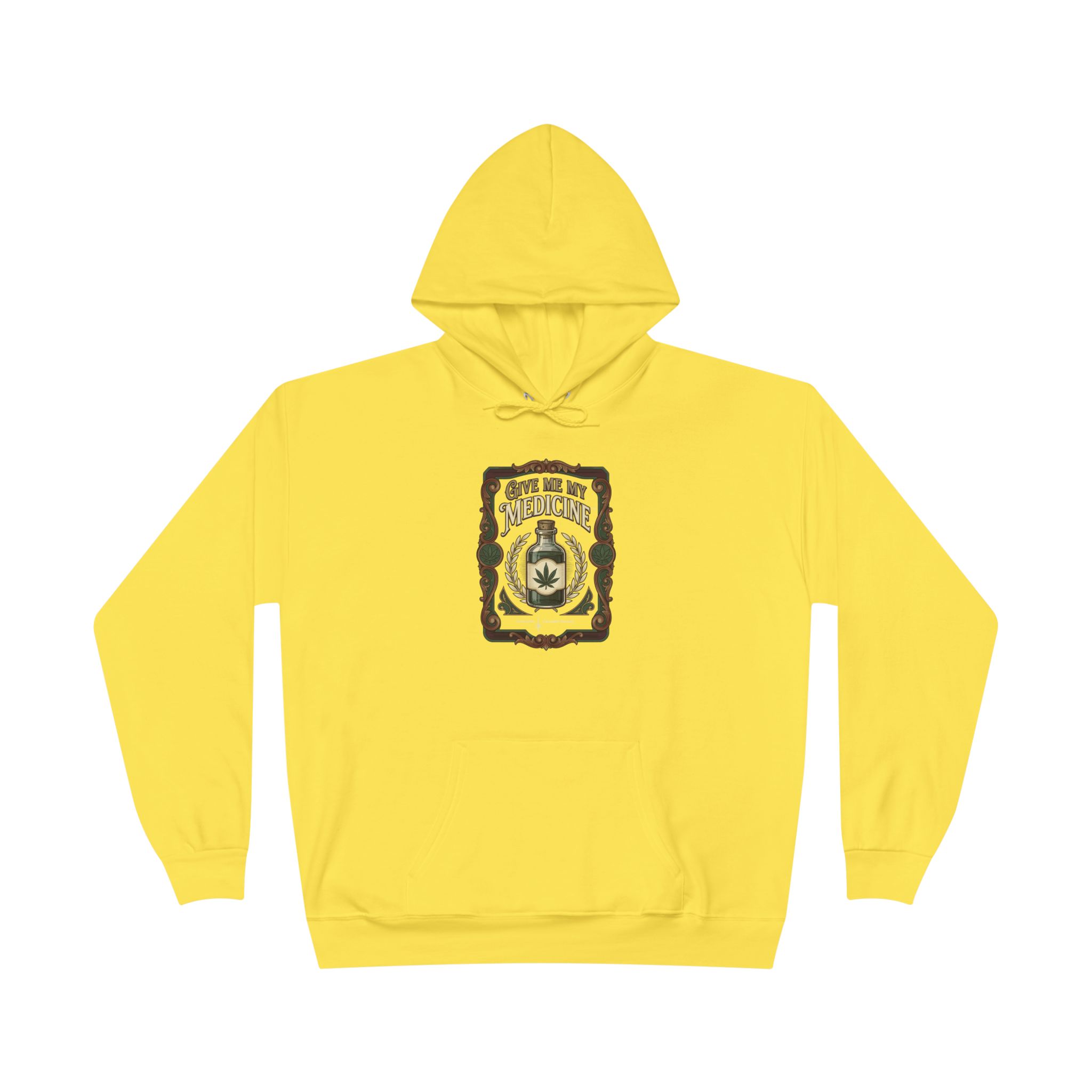 Give Me My Medicine™ Unisex Pullover Hoodie – Yellow