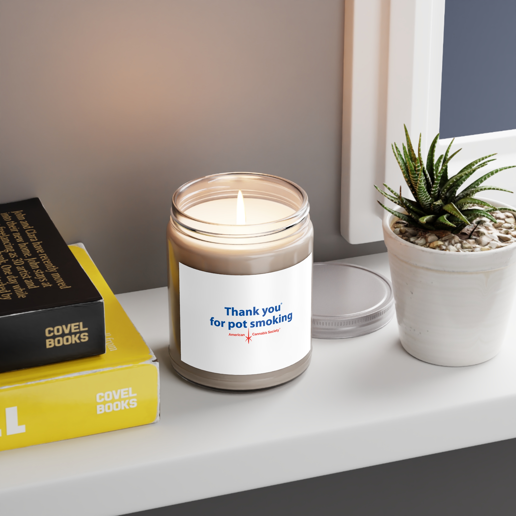 Thank You For Pot Smoking® Soy Candle 9oz – view 3