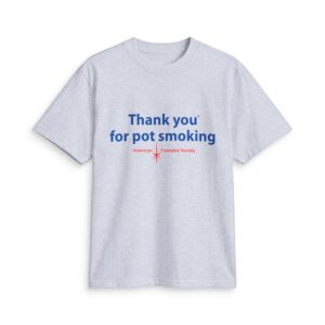Thank You For Pot Smoking® Unisex Classic Tee – Heather Grey
