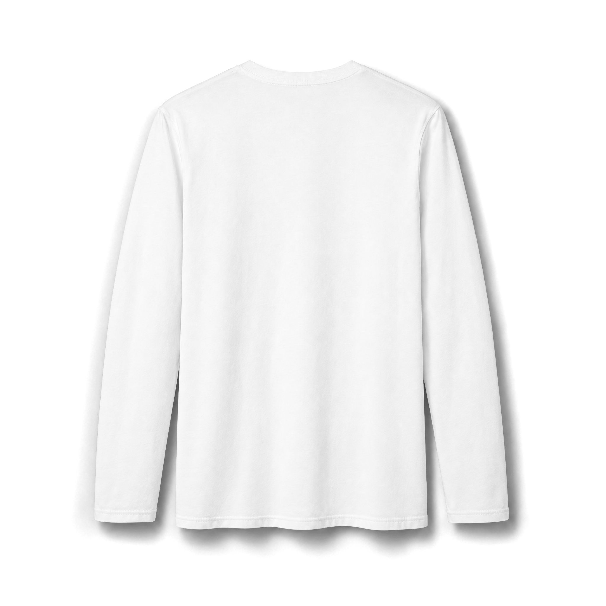Thank You For Pot Smoking® Ringspun Long Sleeve Tee – White view 2
