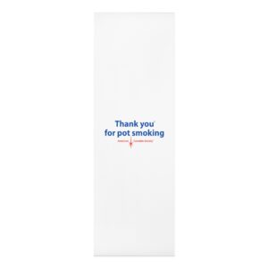 Thank You For Pot Smoking® Yoga Mat – 24” x 72”